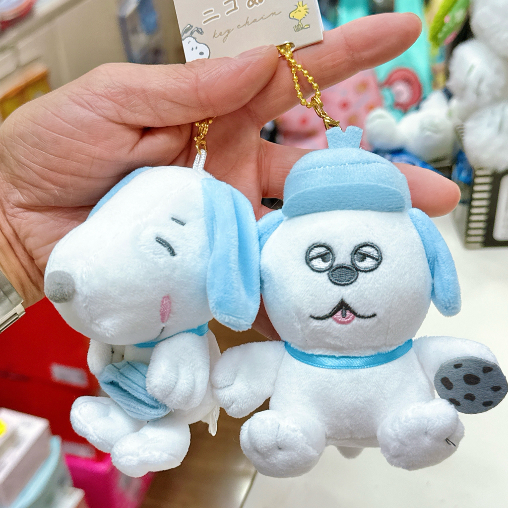 日本版Snoopy Olaf 面貼面磁石公仔掛飾