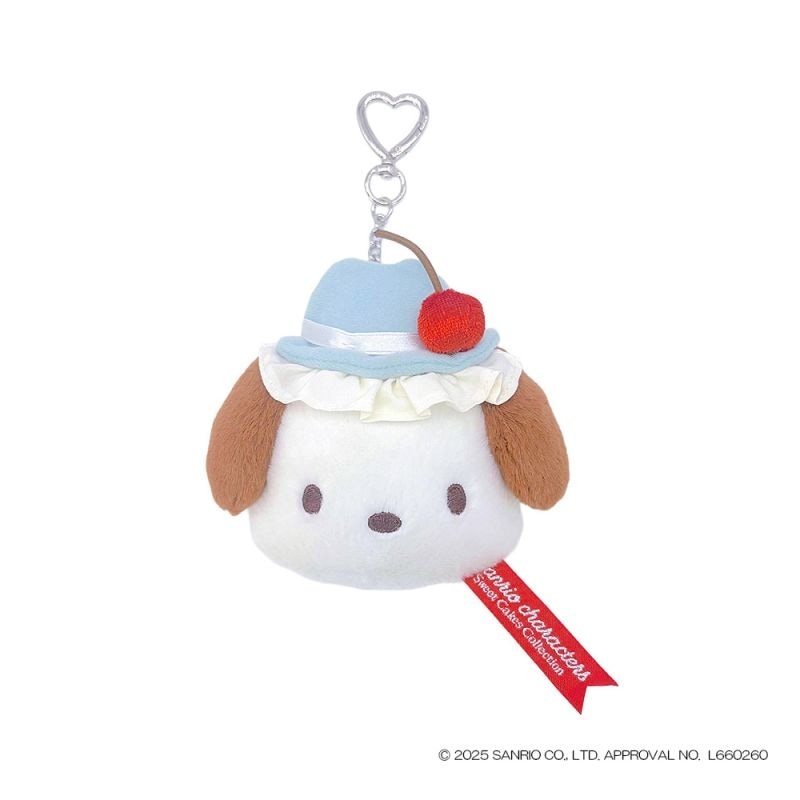🌸 【預訂】Pochacco Mini Pouch - Sky Blue Cherry Cake