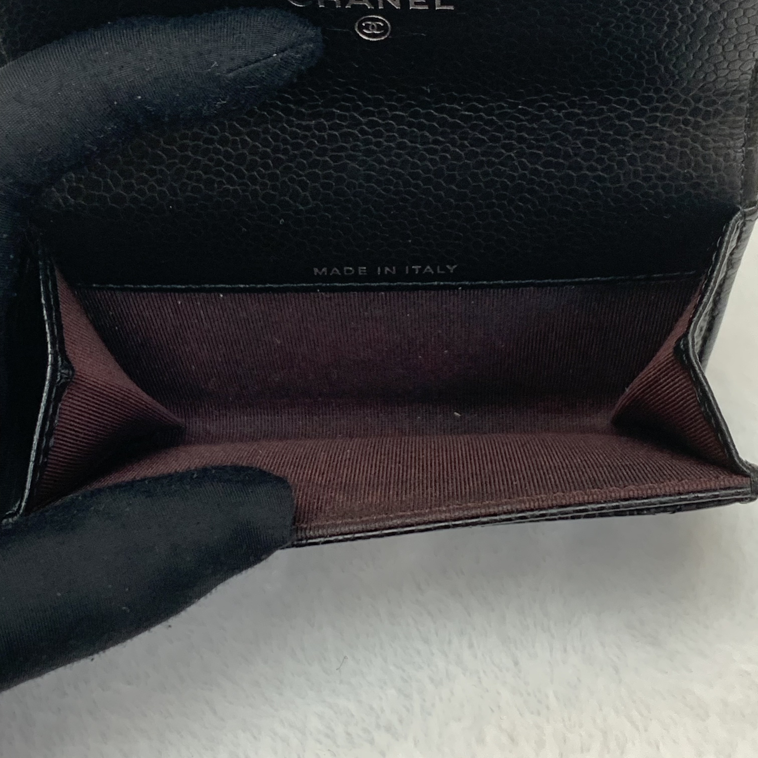 Full set Chanel 荔枝紋牛皮經典款卡套