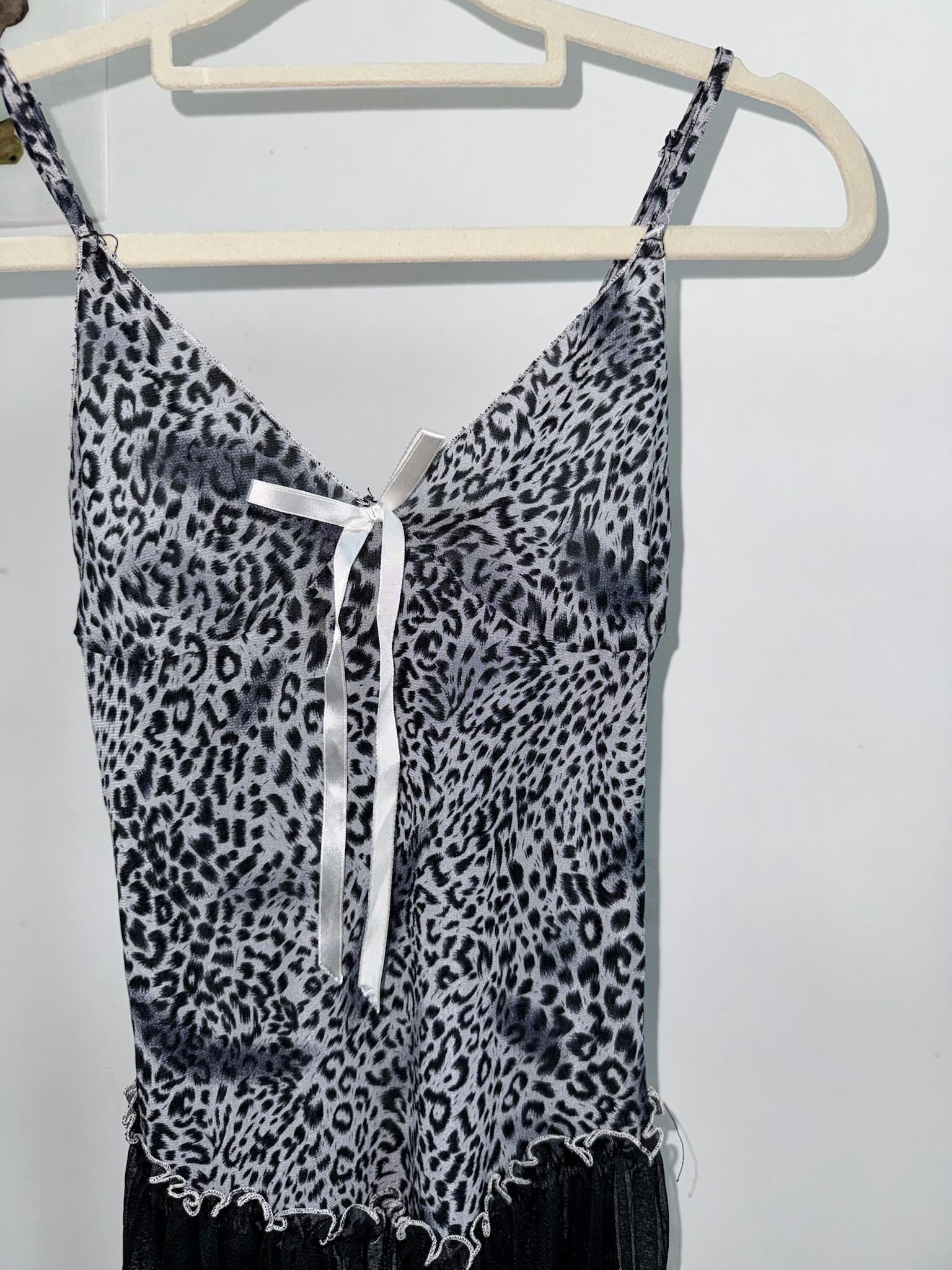 Gyaru Aesthetic Leopard Slip Dress