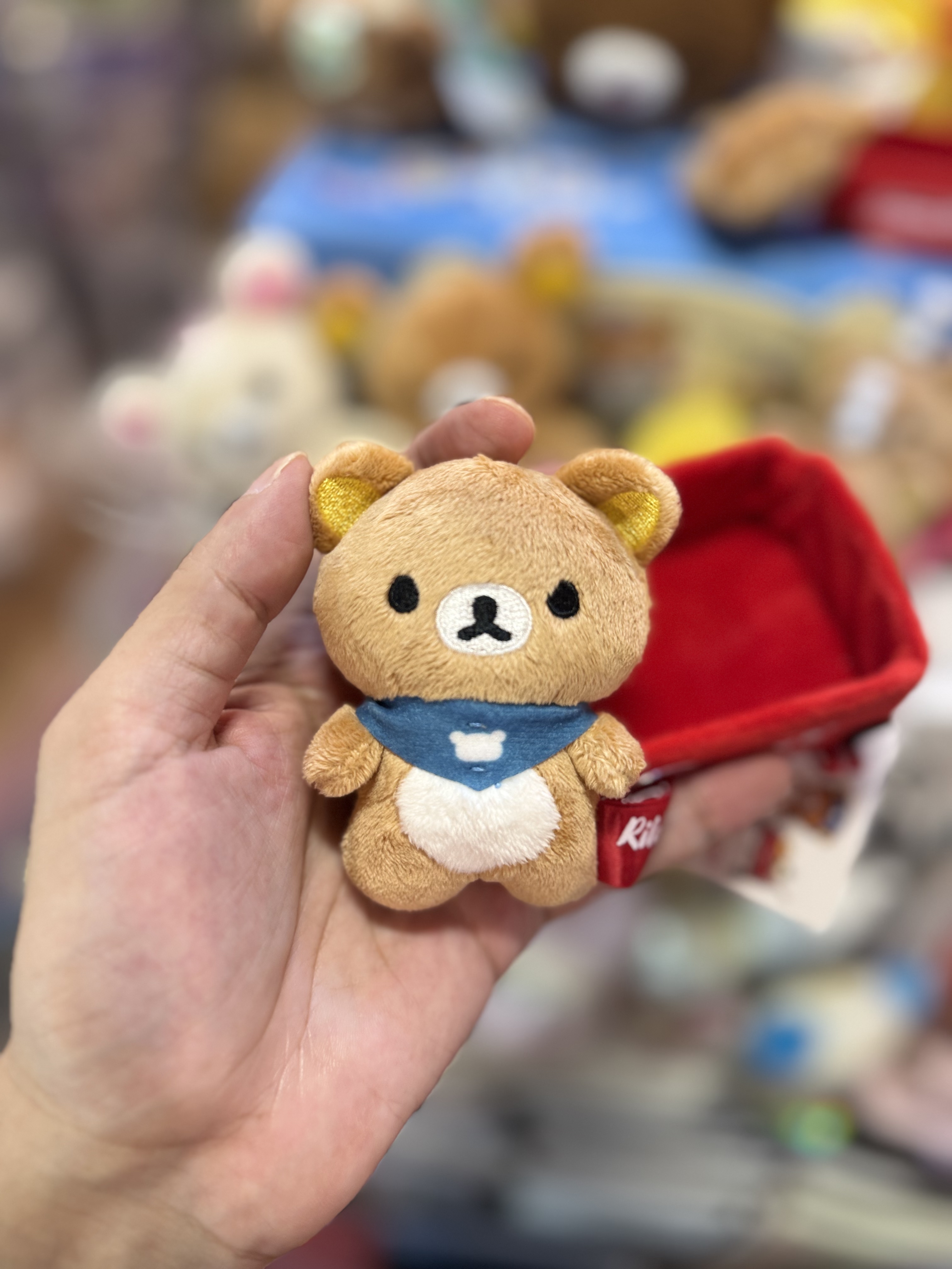 《現貨》全新日本專店限定 rilakkuma  x Coleman 手玉公仔連車仔