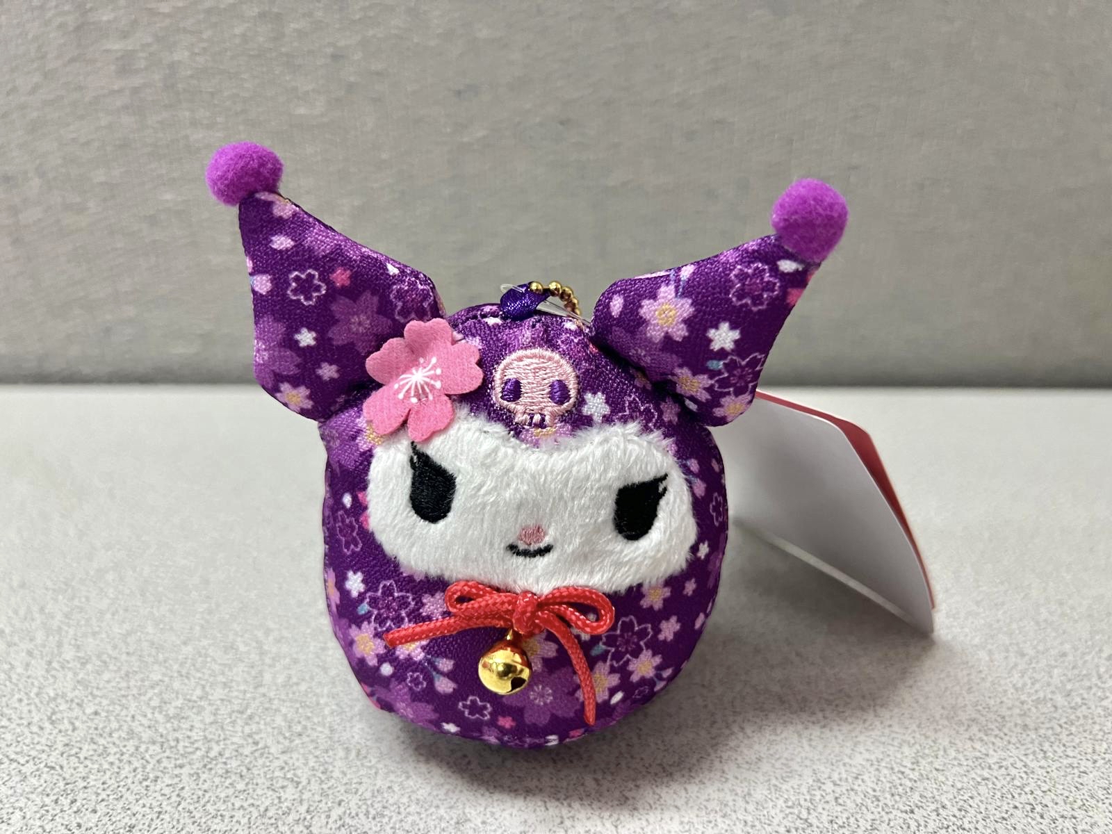 🎌日本直送🎌 Sanrio 卡通 達摩造型 櫻花豆袋公仔掛飾