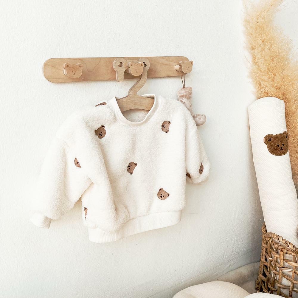 Fluffy Bear Top & Pants Set(M)
