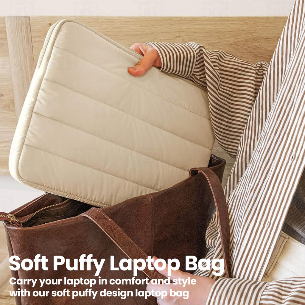 13 / 15.6 Inch Mister Right Puffy Laptop Sleeve