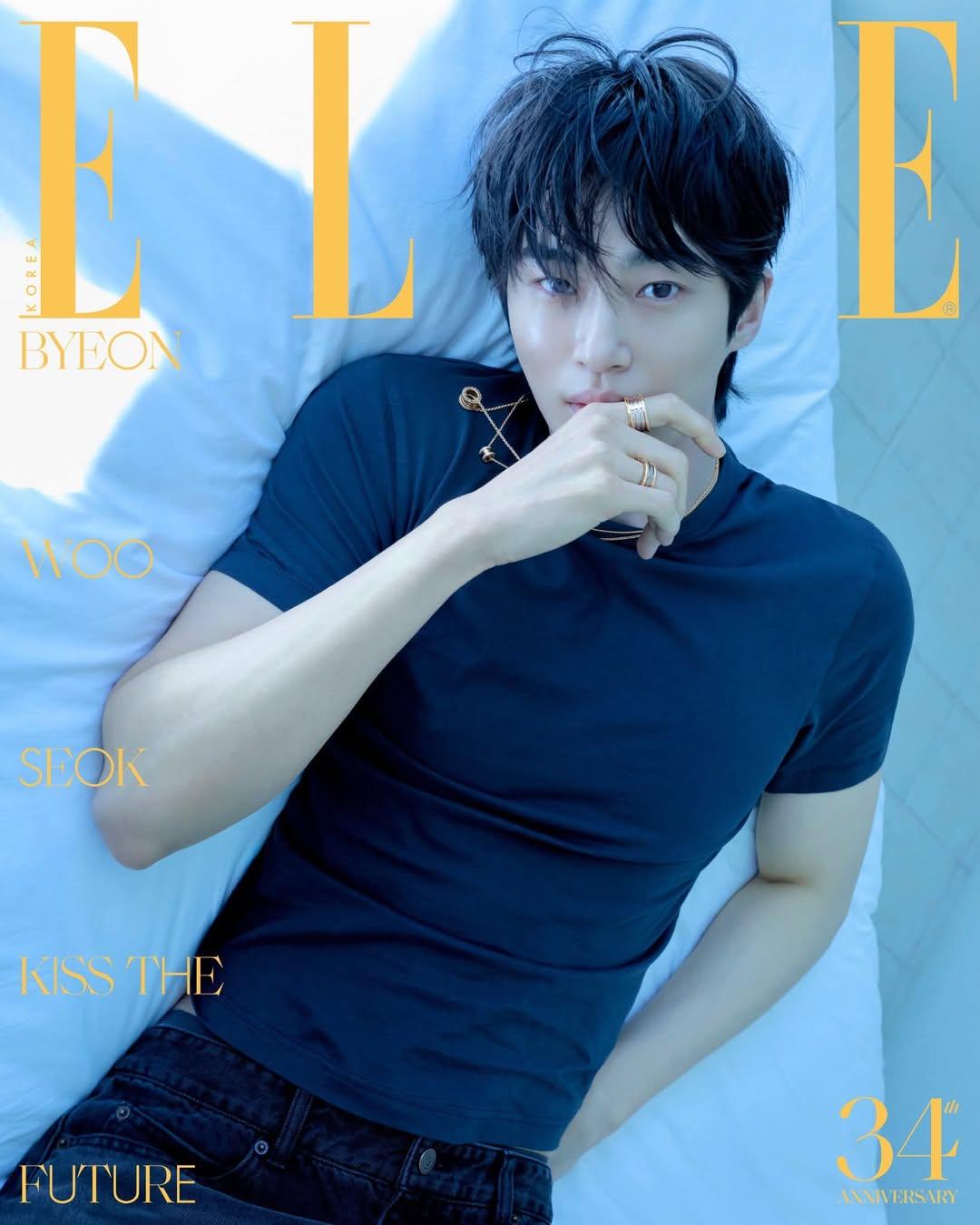 邊佑錫 ELLE 11月號 封面
