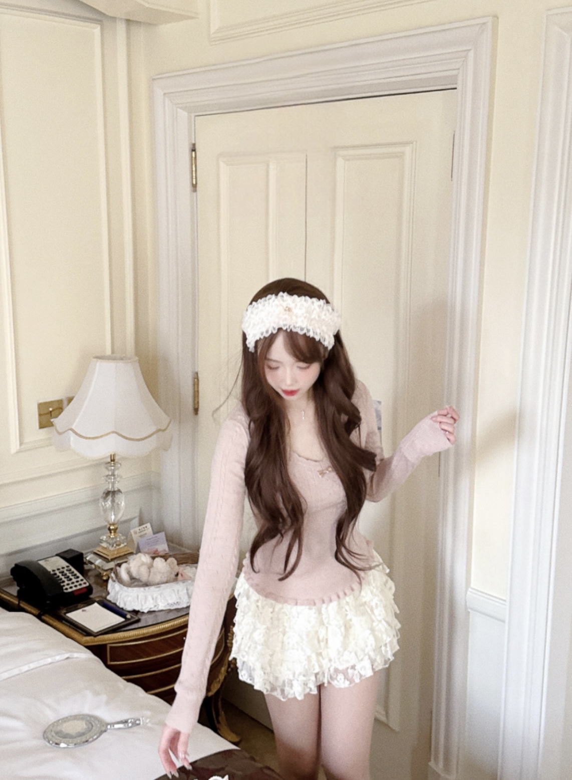 4400 法式针织上衣