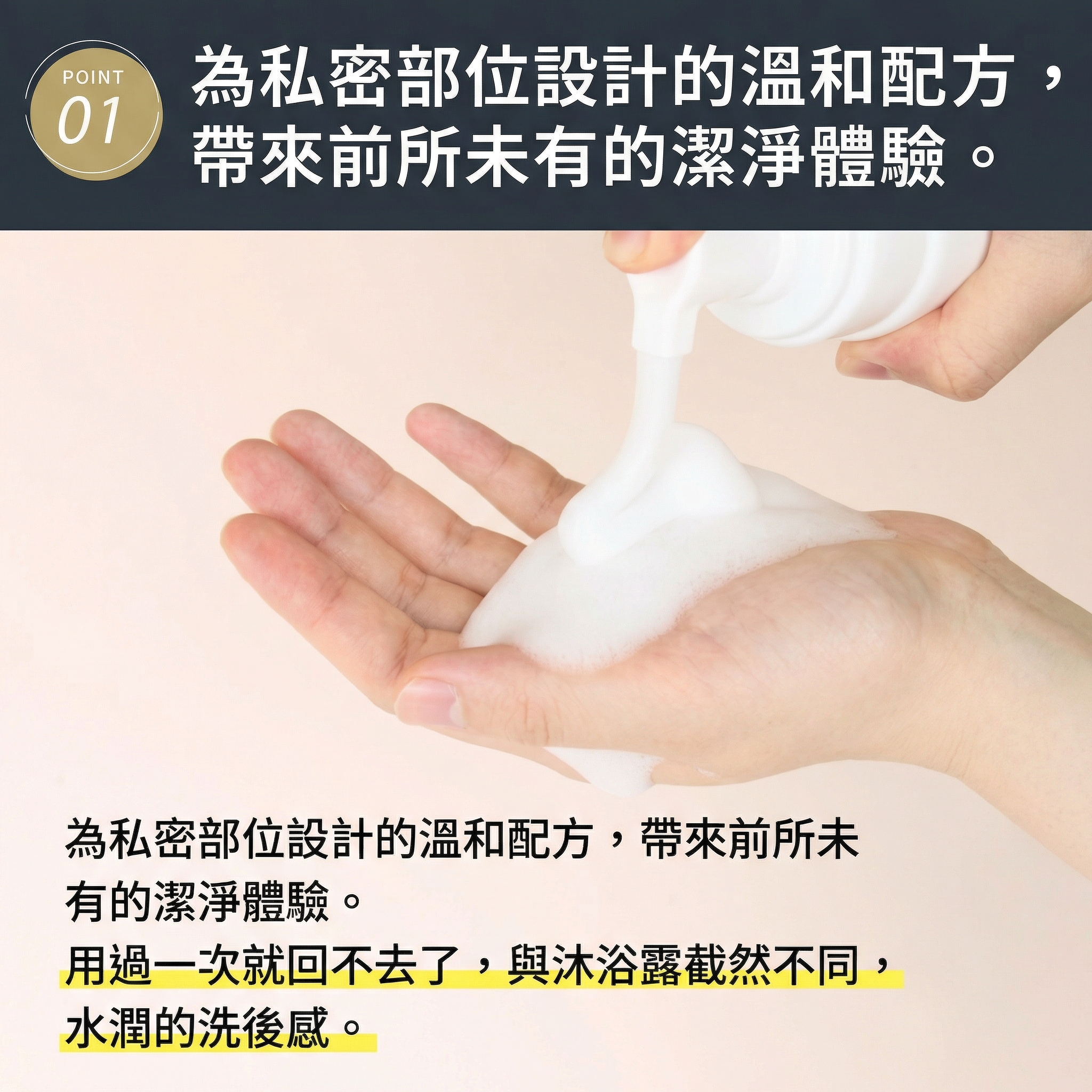 🌙 withmoon 女性私密潔淨（泡沫）【日本製】