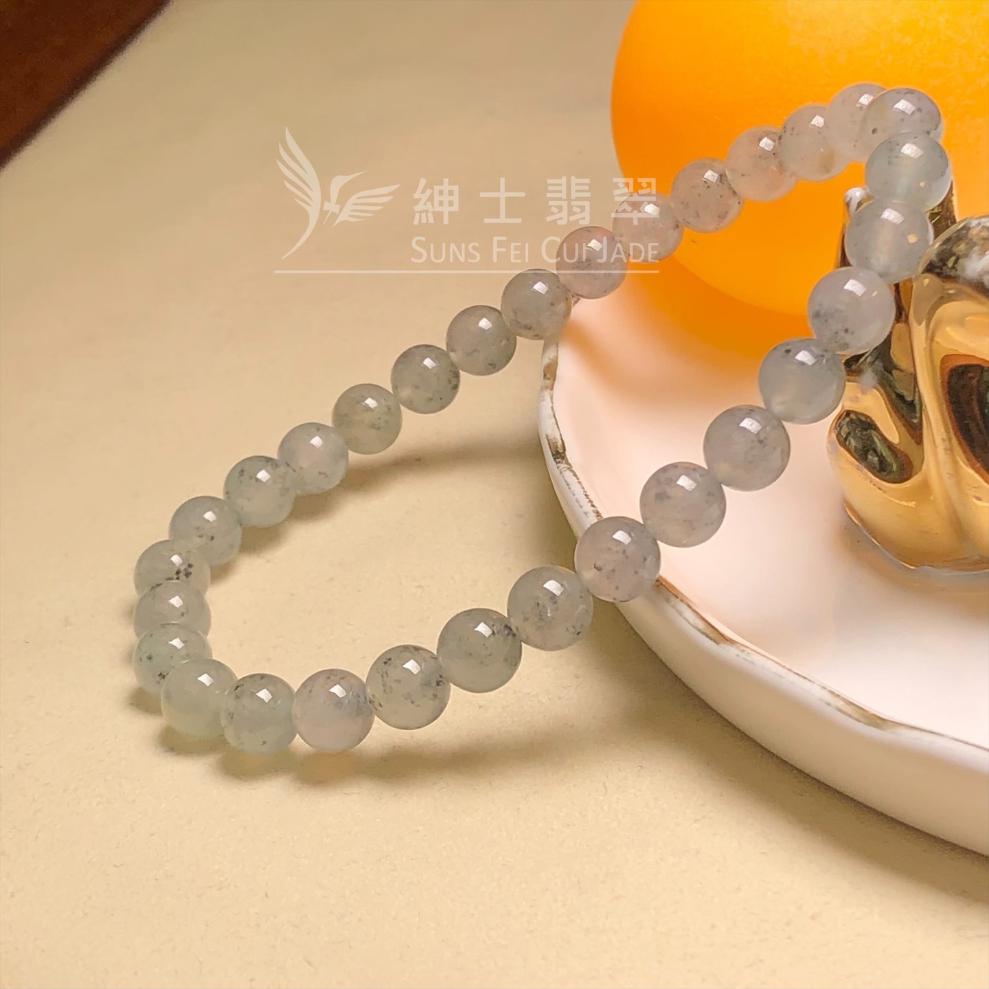 冰烏雞手串6.5mm