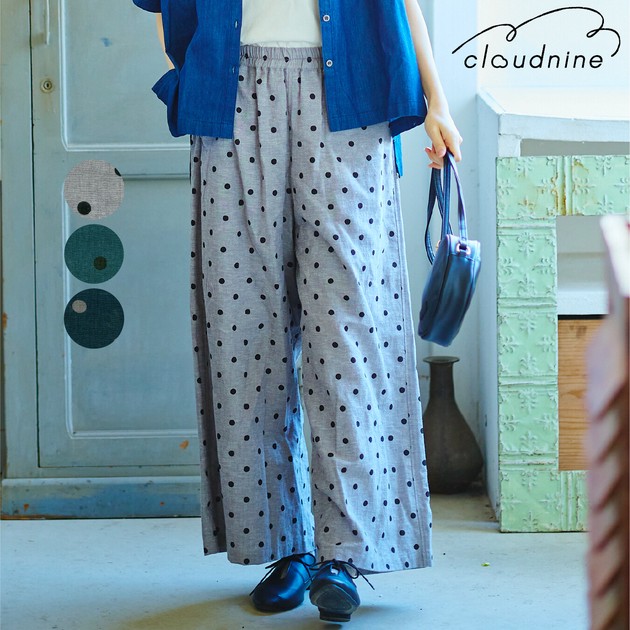 日牌Cloudnine 點點闊褲
