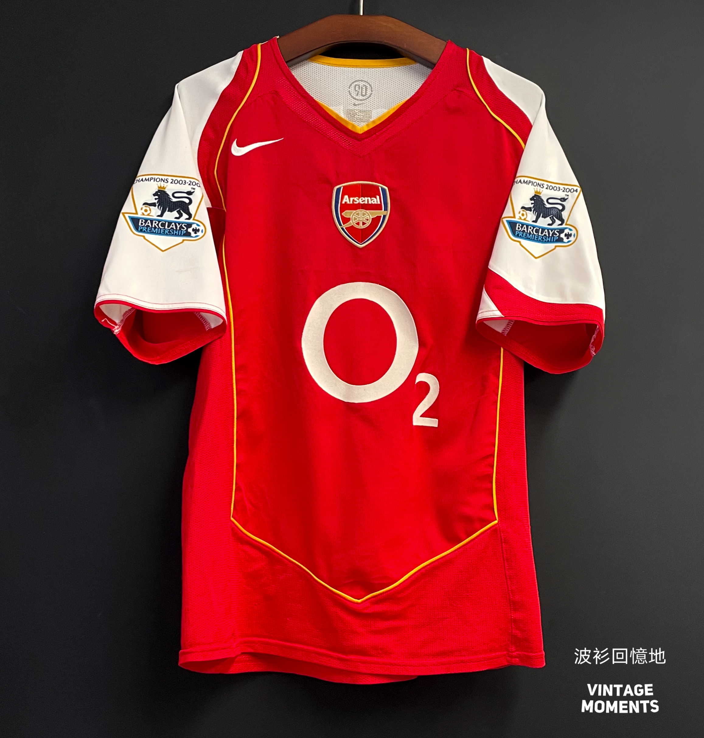阿仙奴04/05主場 A高爾 ARSENAL 2004-2005 HOME SHIRT COLE