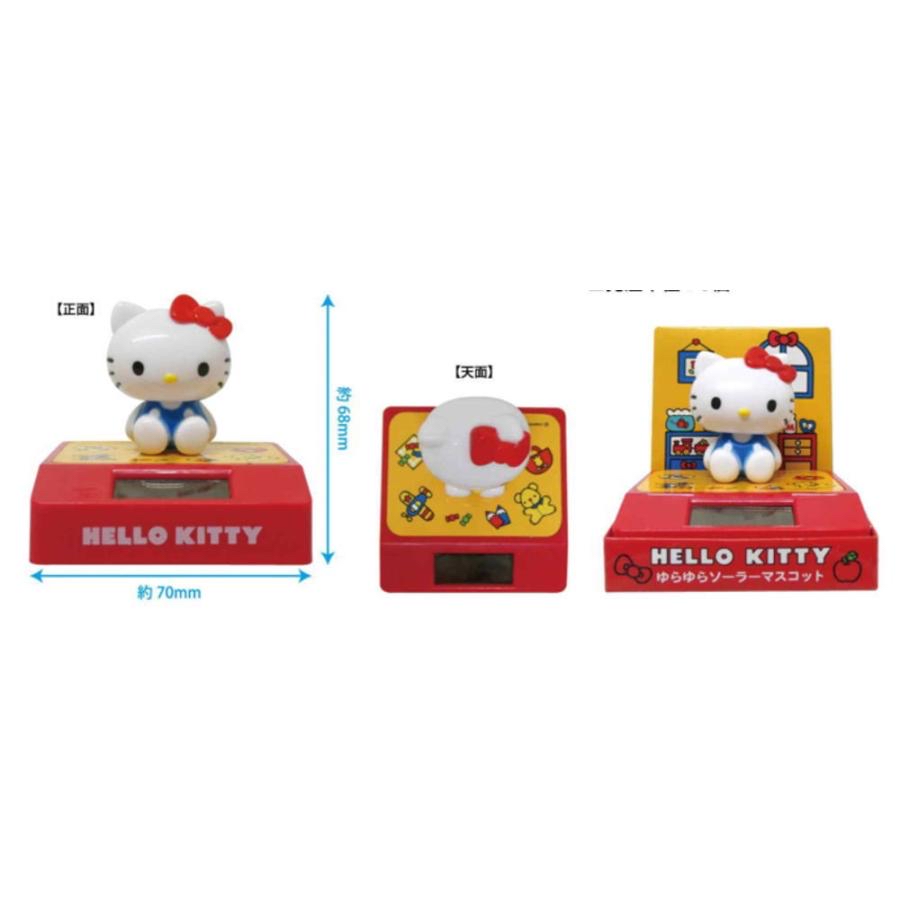 Hello kitty太陽能擺設公仔（紅色）