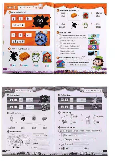 Oxford Phonics World 5+5 牛津自然拼讀教材｜5 books + 5 workbooks｜點讀版