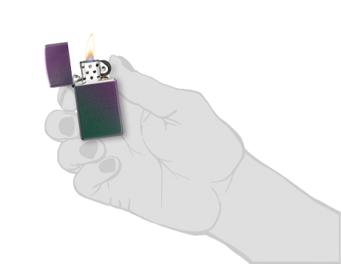Zippo 49267 窄版虹彩亮漆(素面)防風打火機 漸變飾面 | 防風打火機 | ZIPPO 指定授權經銷商 |美國製造 | 收藏