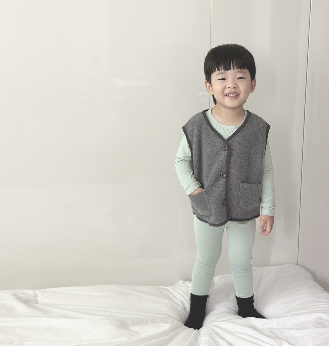 韓國保暖Cotton candy vest