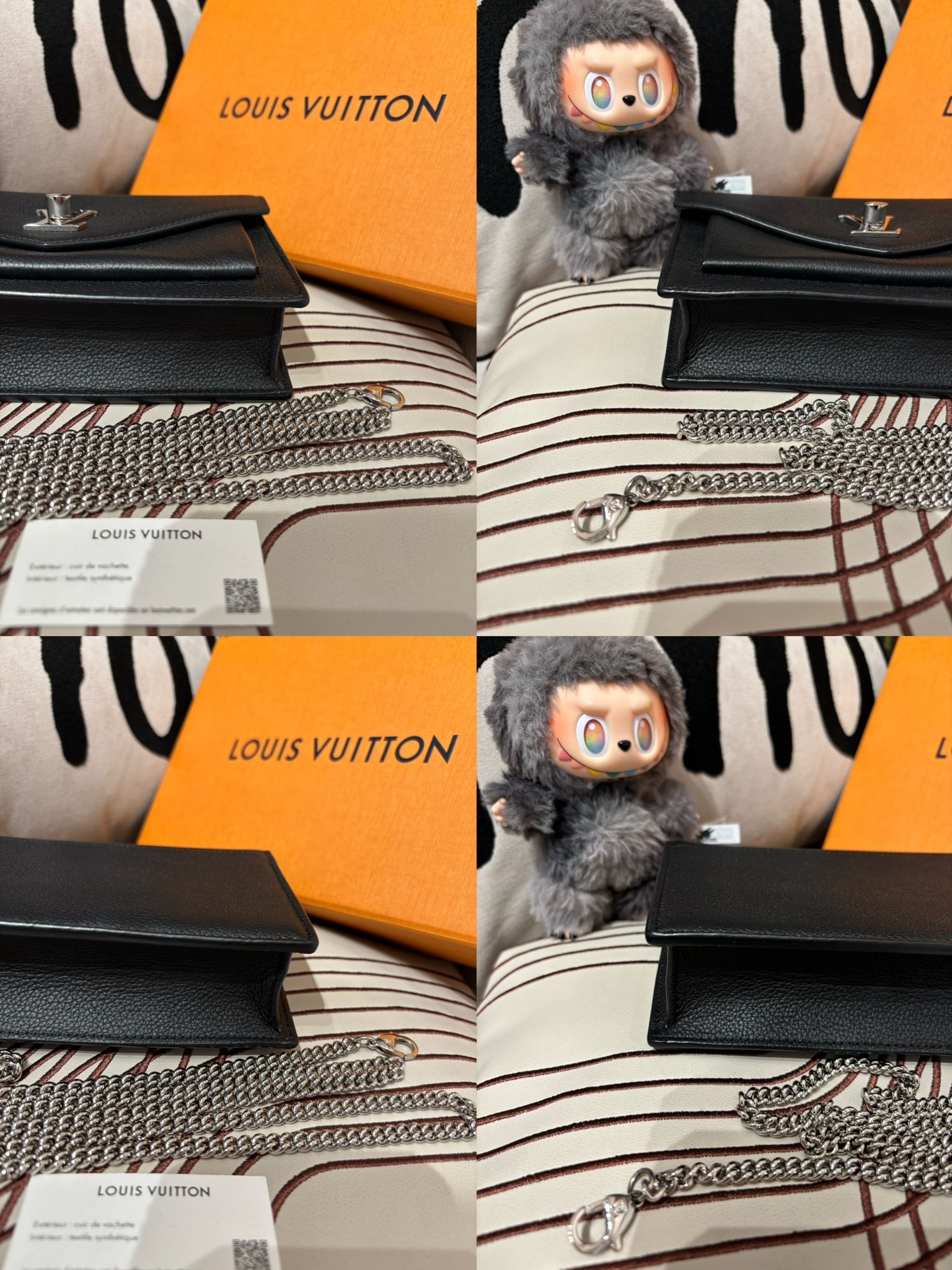 未使用品 Lv My lockme chain pochette bag calfskin ,100%Authentic,unused ✅dust bag ✅box 