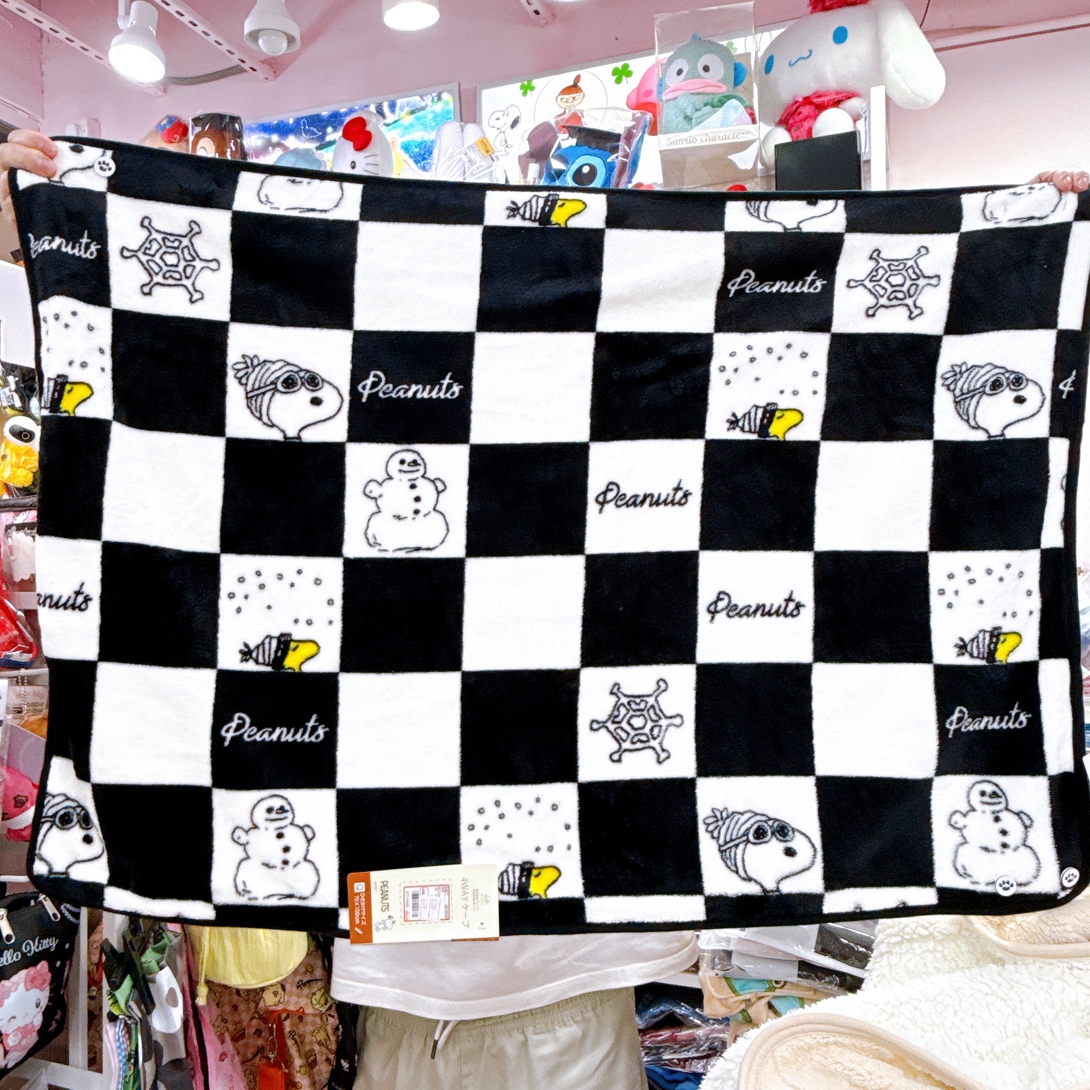 日本直送Snoopy Woodstock  100×70 cm毛氈