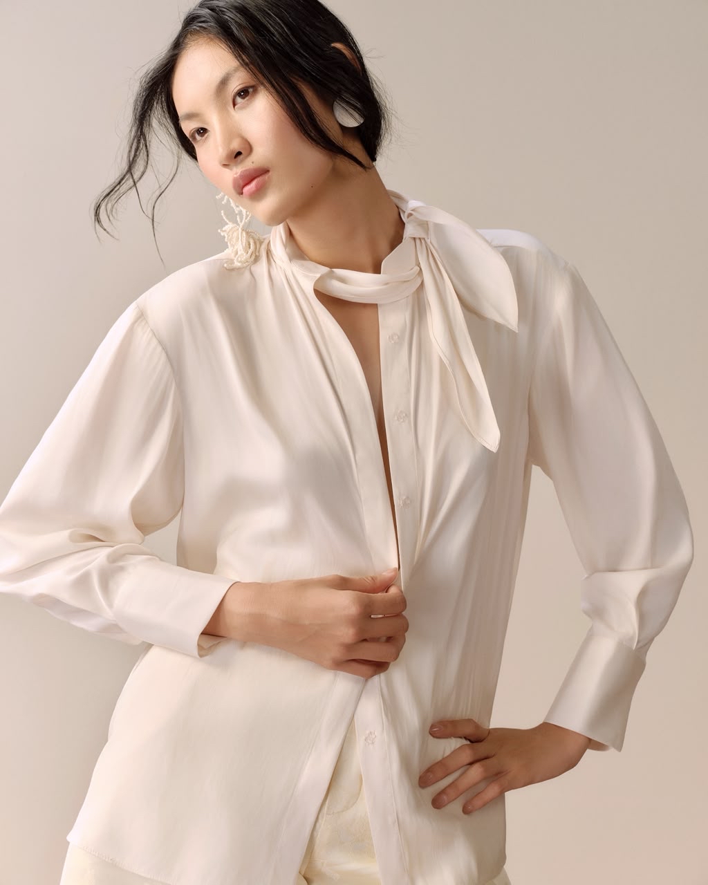 Satin Twilly Shirt 