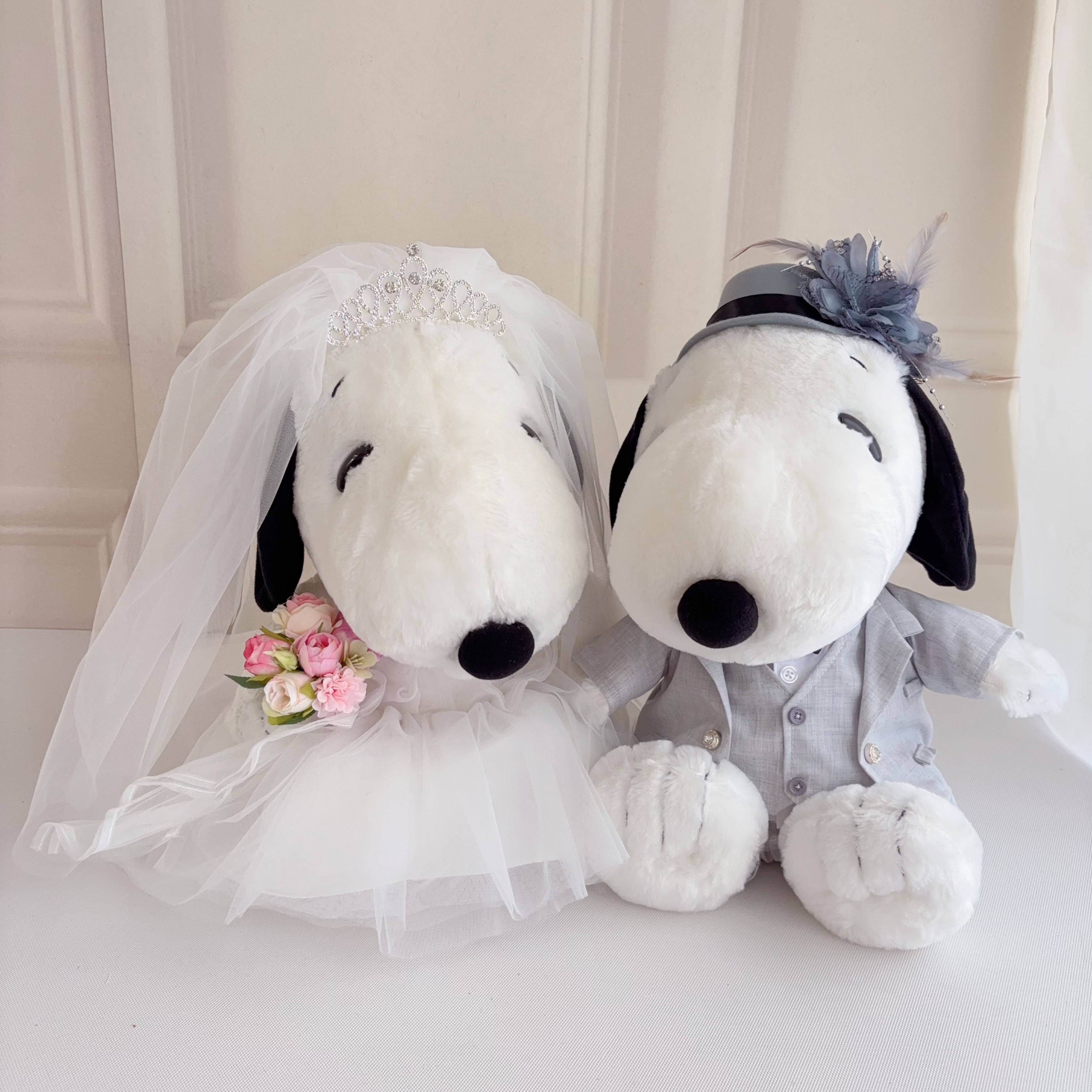 (非現貨)$1380 Snoopy西式結婚公仔 高度約38cm