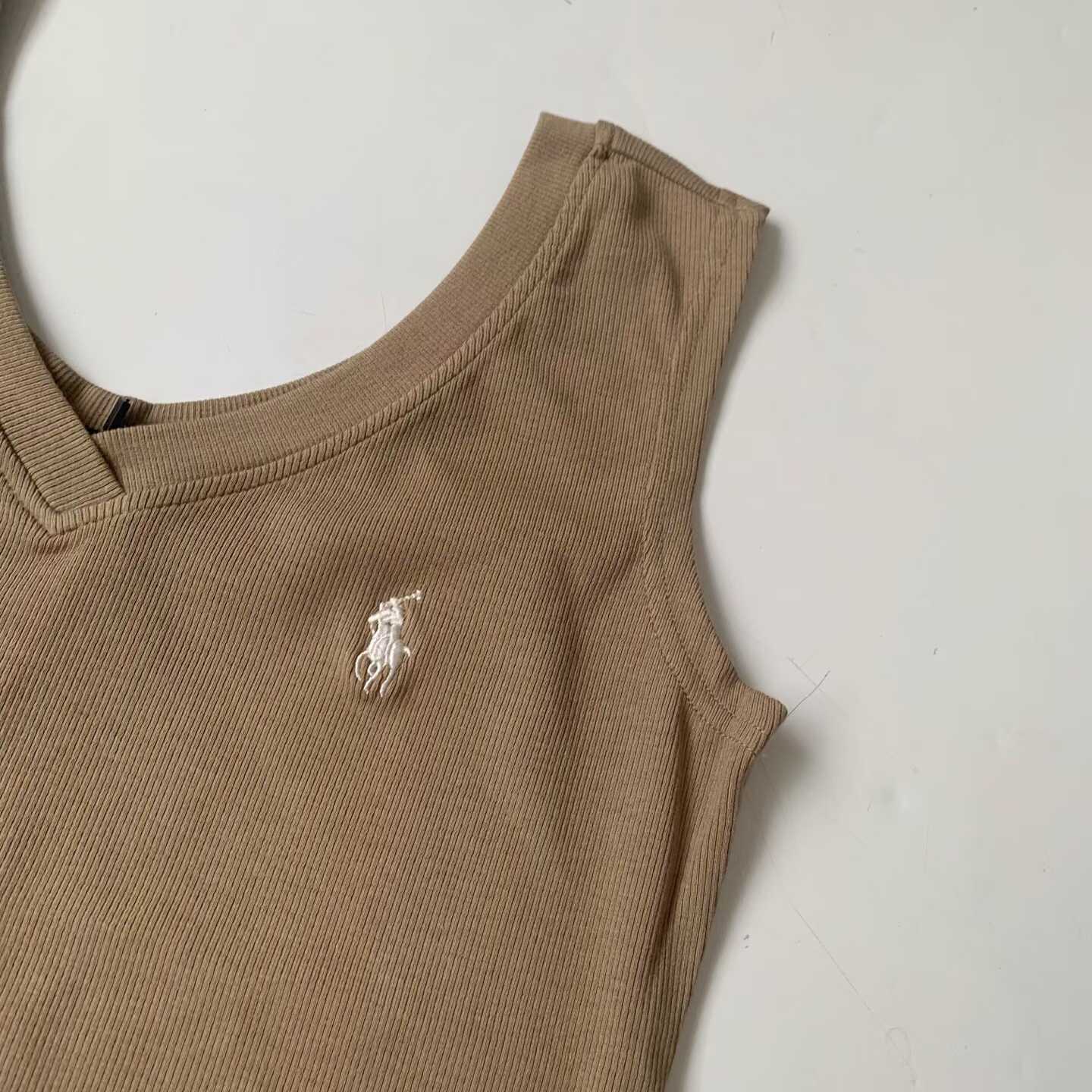 預 RL Polo V領彈性背心Tee [貨號26A1531]