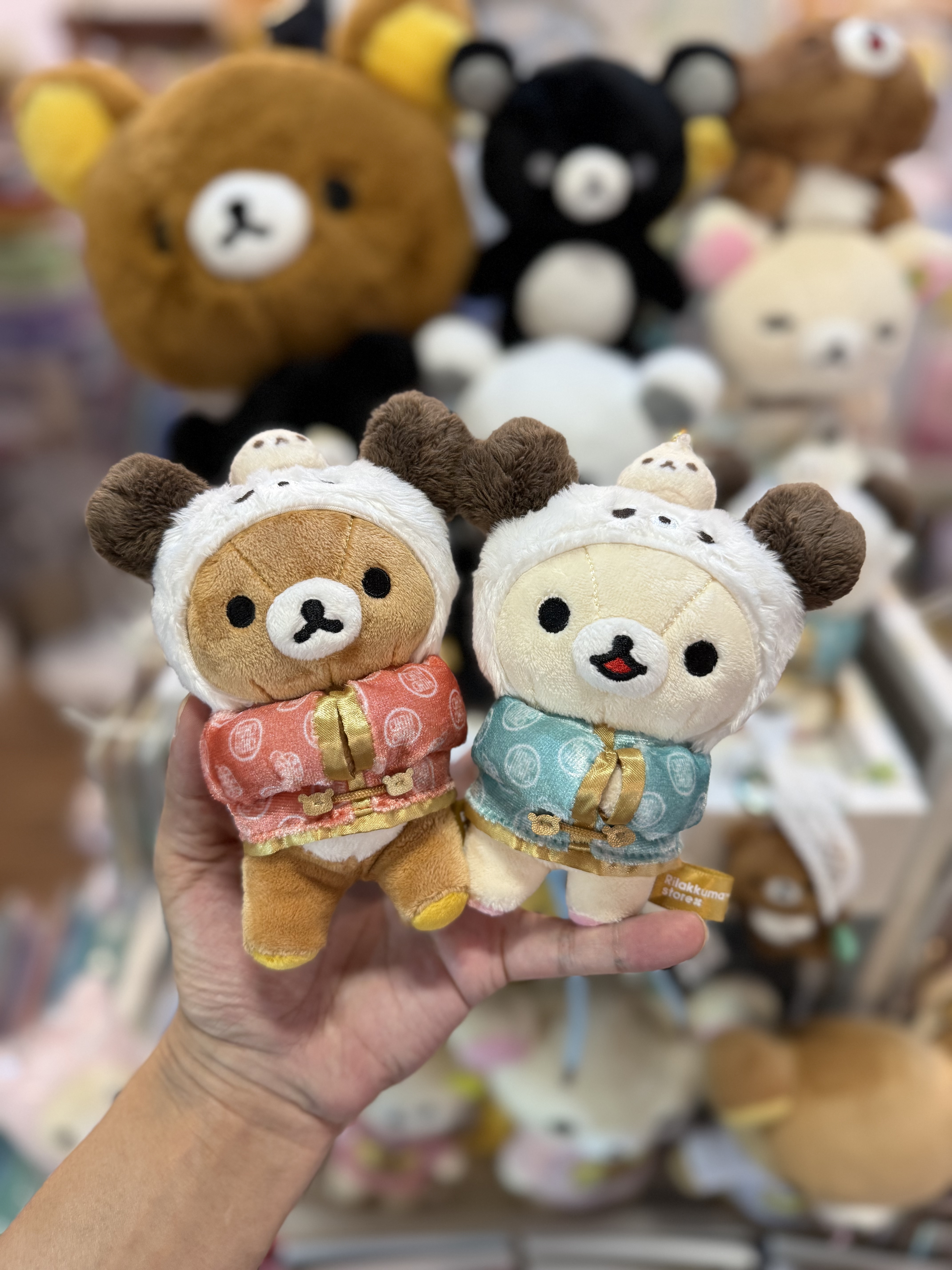 《現貨》全新日本Rilakkuma神戶/橫濱專店限定中華造型掛飾