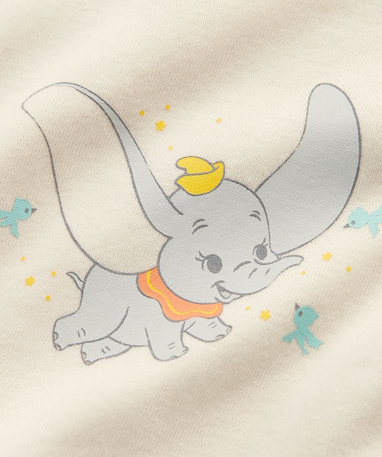 ☀️代購預訂 台灣直送☀️小飛象純棉人物印花短袖包屁衣短褲圍兜三件套