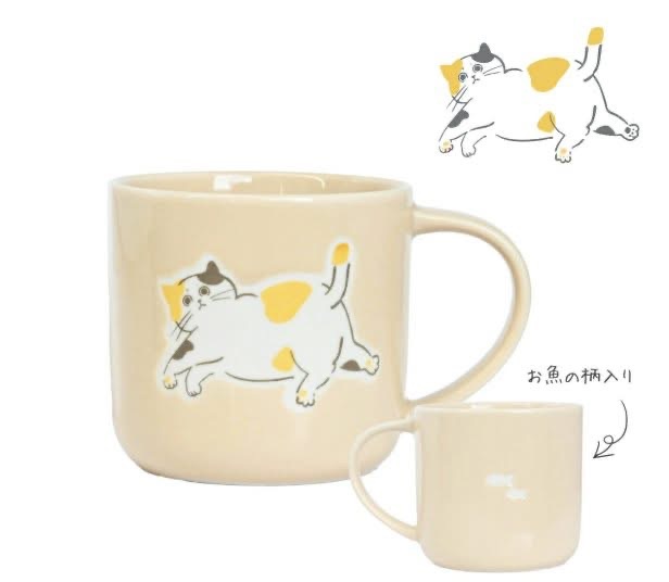 日本製 柔和貓咪馬克杯