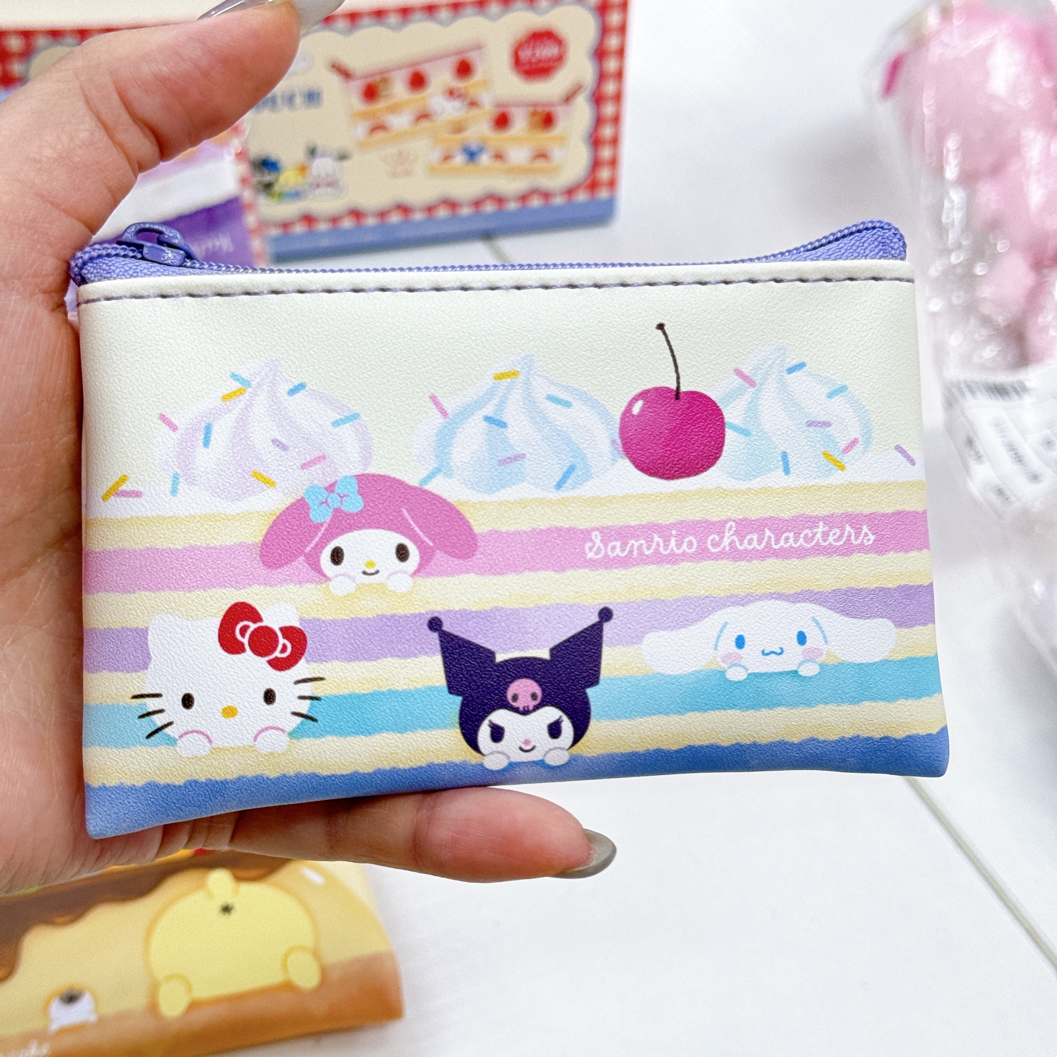 日本直送 Sanrio 新款拉鏈袋散子包 可以揀款購買