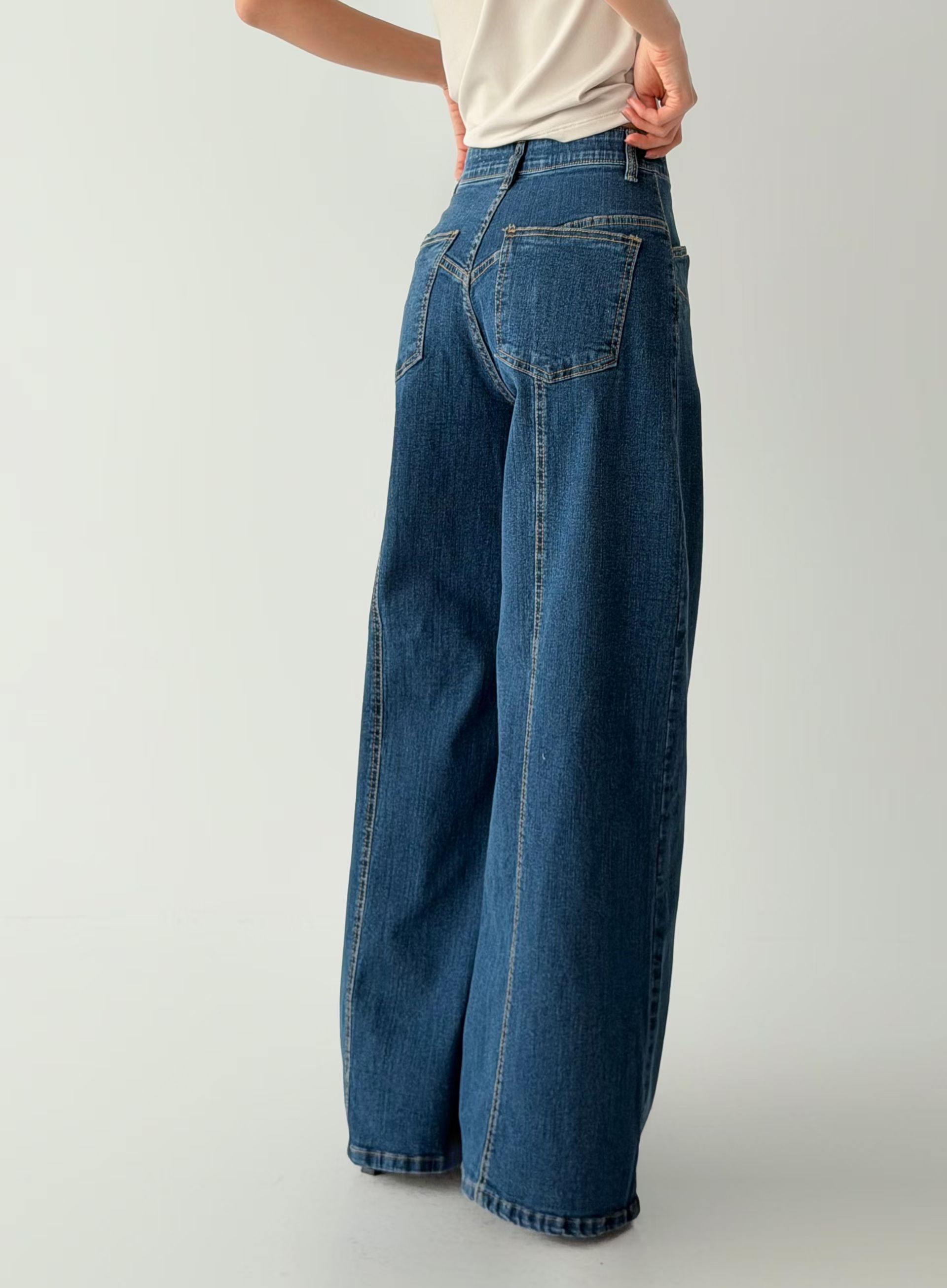 PT17 明骨線直筒牛仔