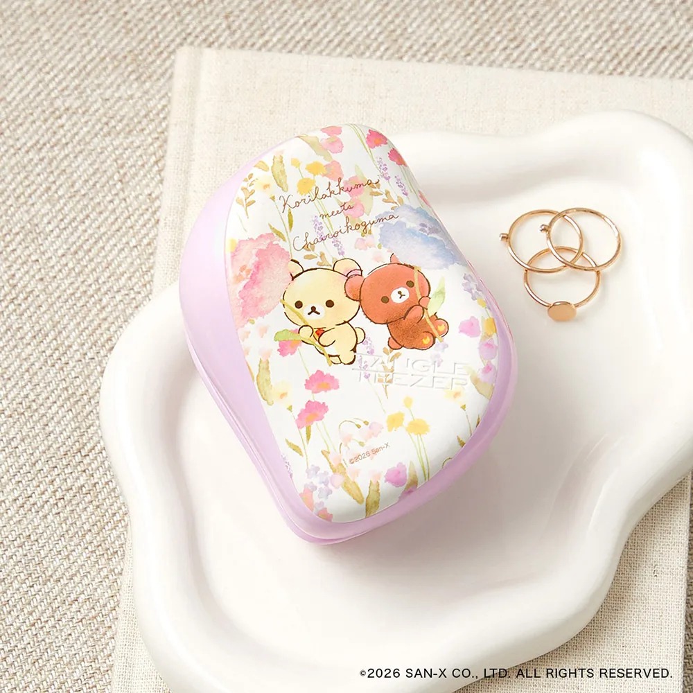 現貨｜San-X Rilakkuma 鬆弛熊 小白熊 茶小熊 日版 TANGLE TEEZER 梳 (10301-131-JPN-3)