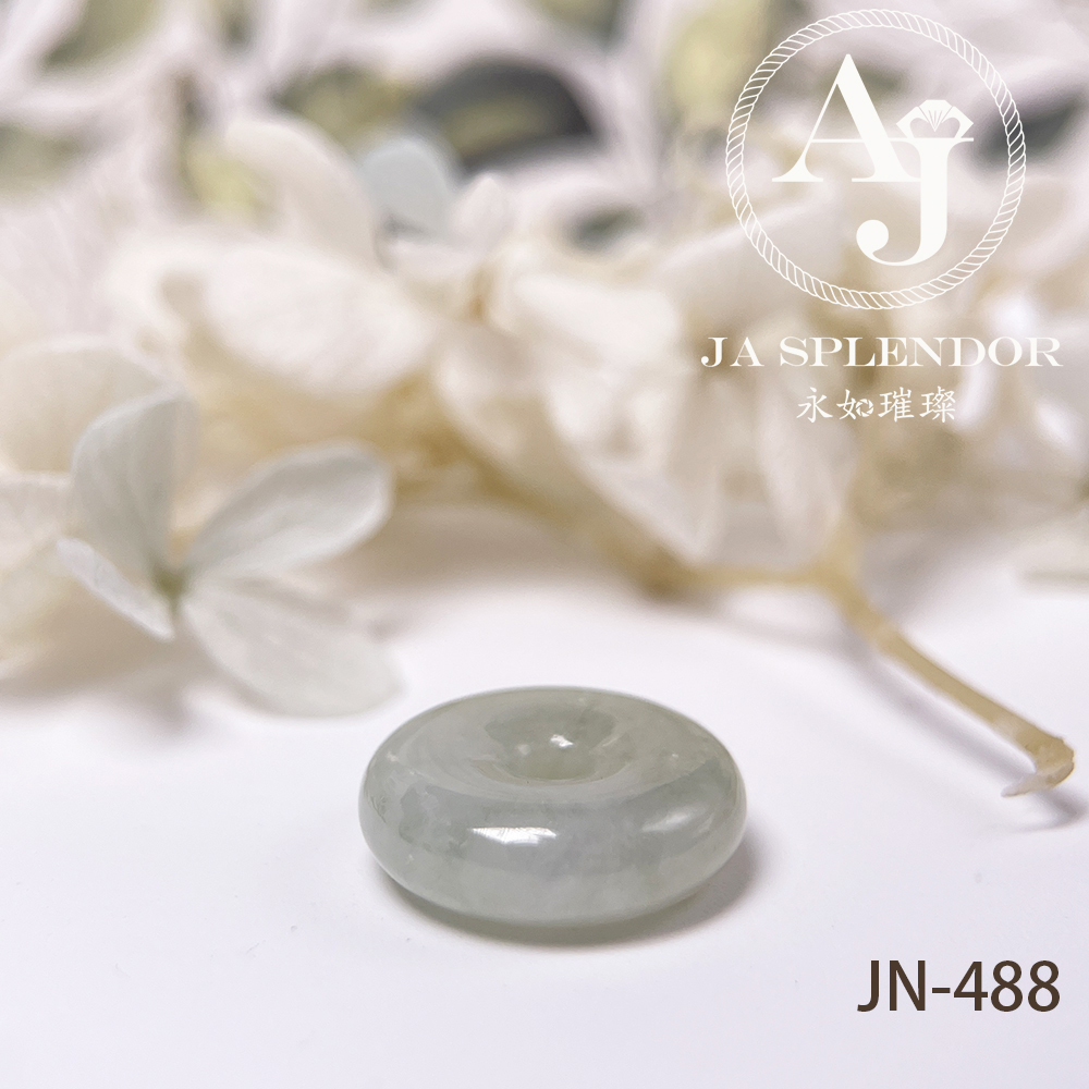 JN-477/483/488 天然翡翠A玉 冰潤雪梨黃小平安扣