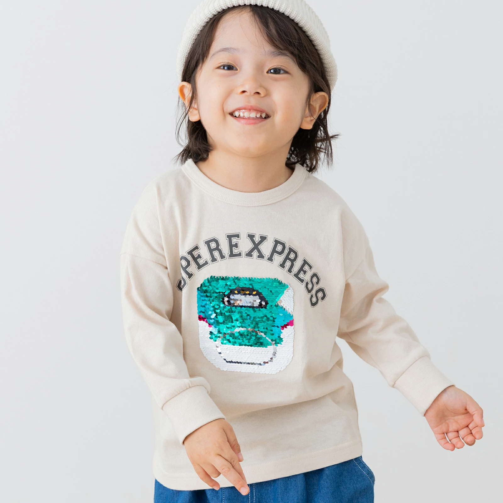 🆕【⭐訂購⭐】 🇯🇵日本直送 🌀#新幹線 閃閃珠片/刺繡 長袖 tee［3款選］🌀[PLHA-0112] [260930]