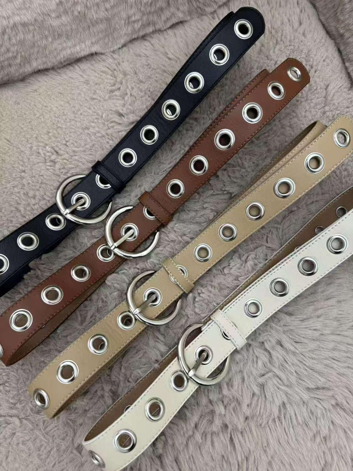 銀圈牛皮Belt