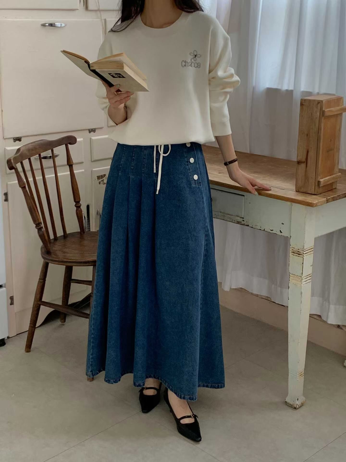 CT30 半截牛仔裙