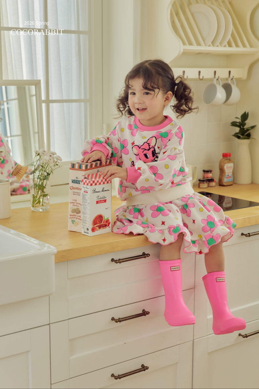 花花小鹿 Top / 花花短裙