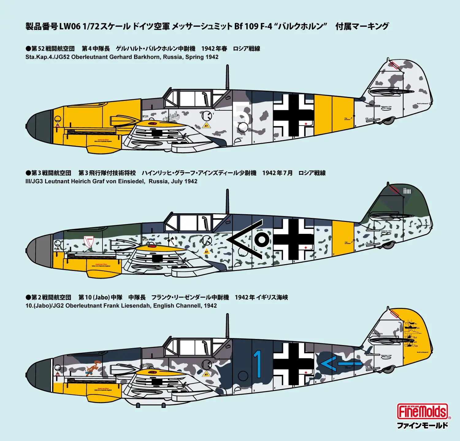 1/72 Messerschmitt Bf 109 F-4 Barkhorn