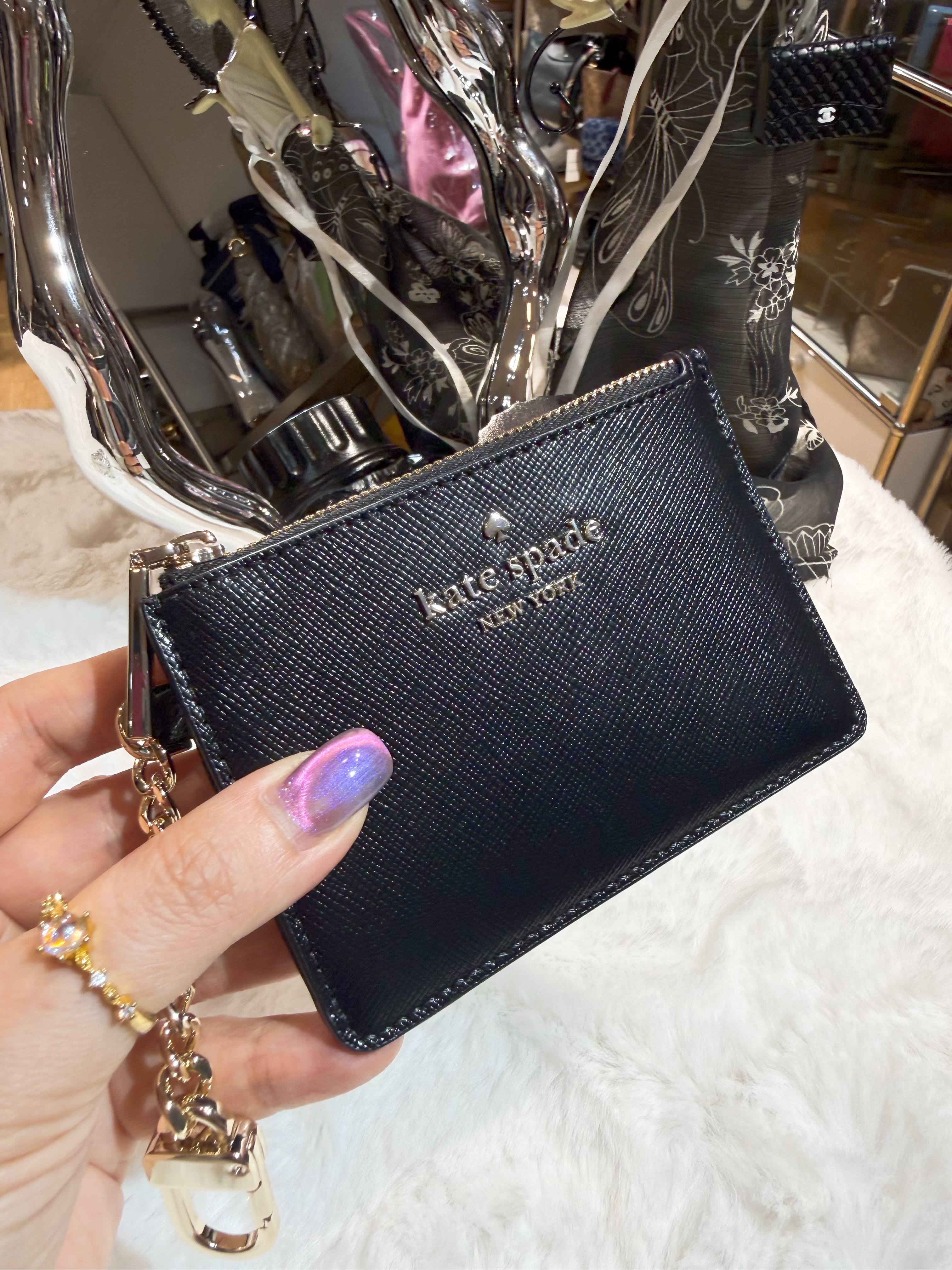 Kate Spade card case blk