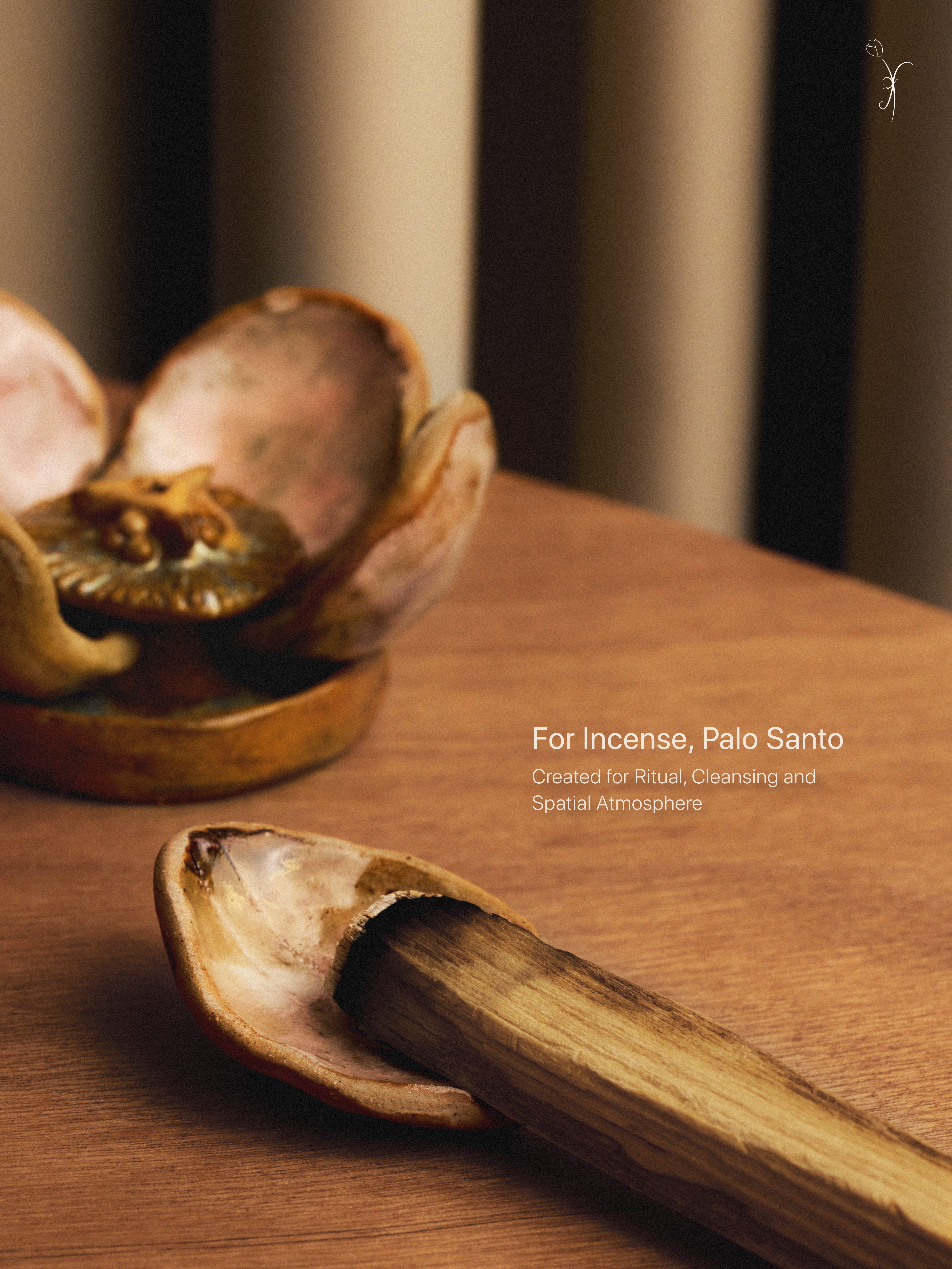 Voice of Flower — After Bloom Ceramic Incense Holder
