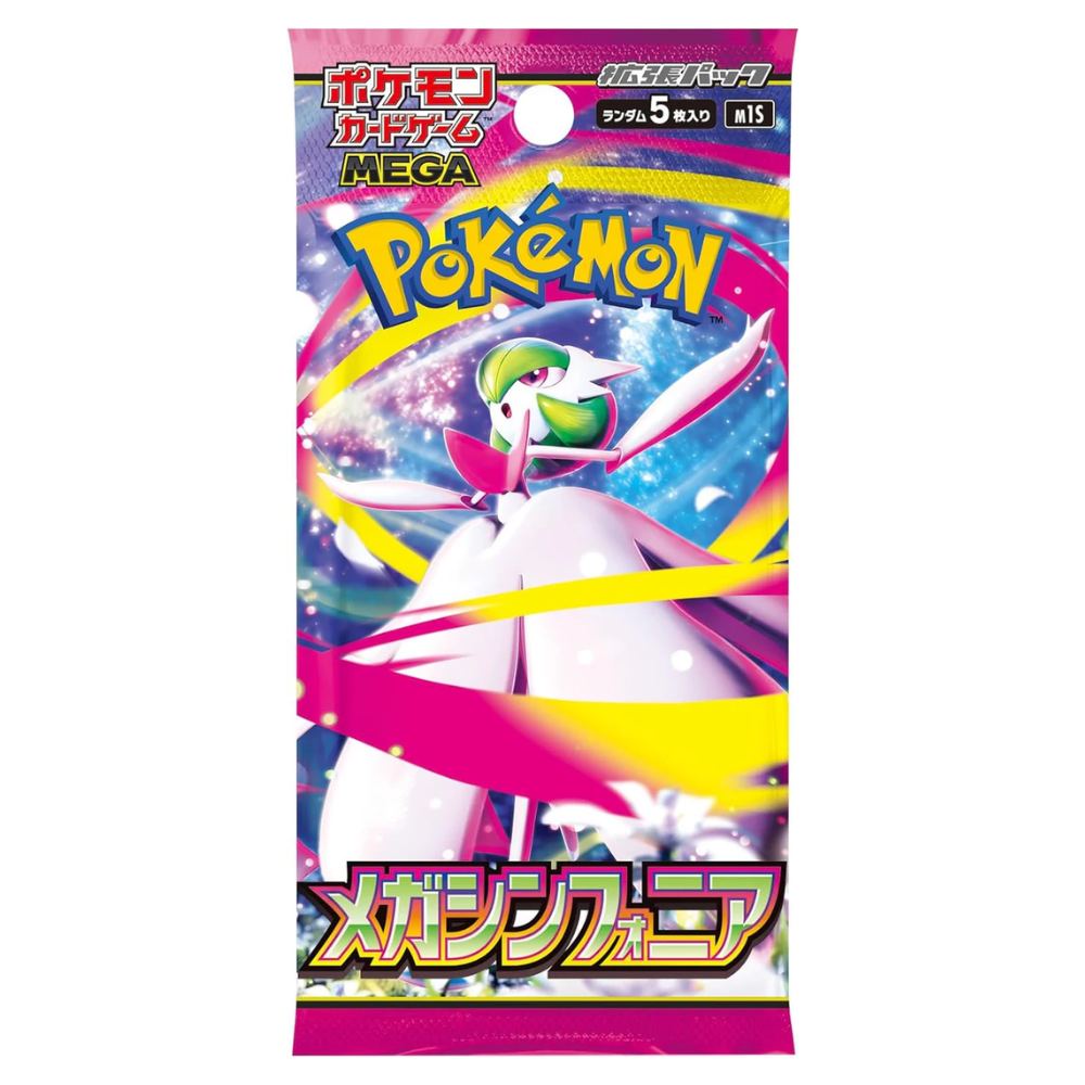 【原盒散包】Pokemon寶可夢 - 日本版 PTCG M1S Mega Symphonia (擴充包 5張/包) メガシンフォニア 超級交響樂