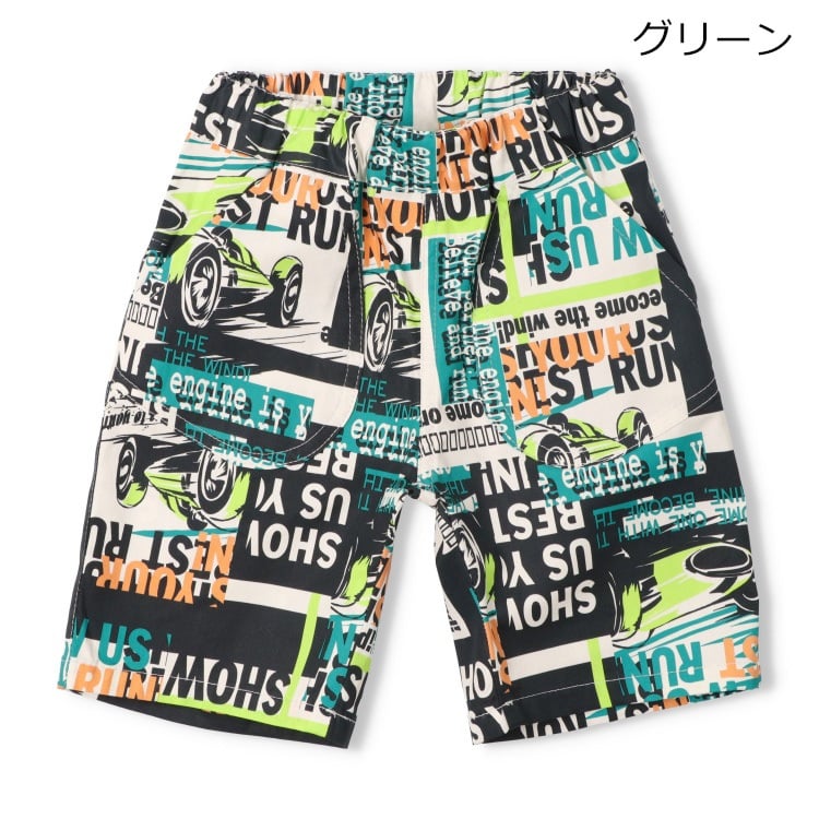 🆕【⭐訂購⭐】🇯🇵日本直送🌀賽車印花 及膝短褲［2款選］🌀 [ELEA-0012][260601]