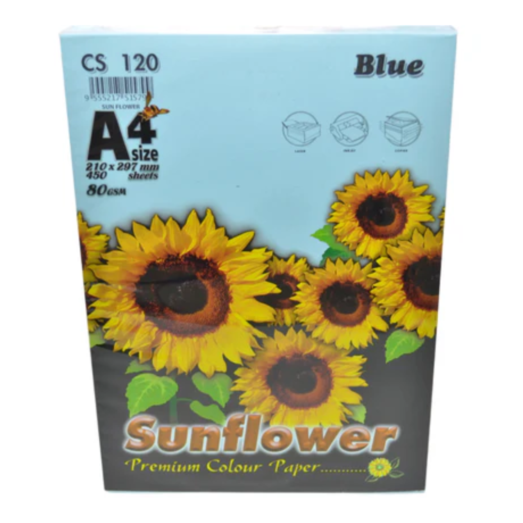 Sun Flower Color Paper A4 80gsm 400's