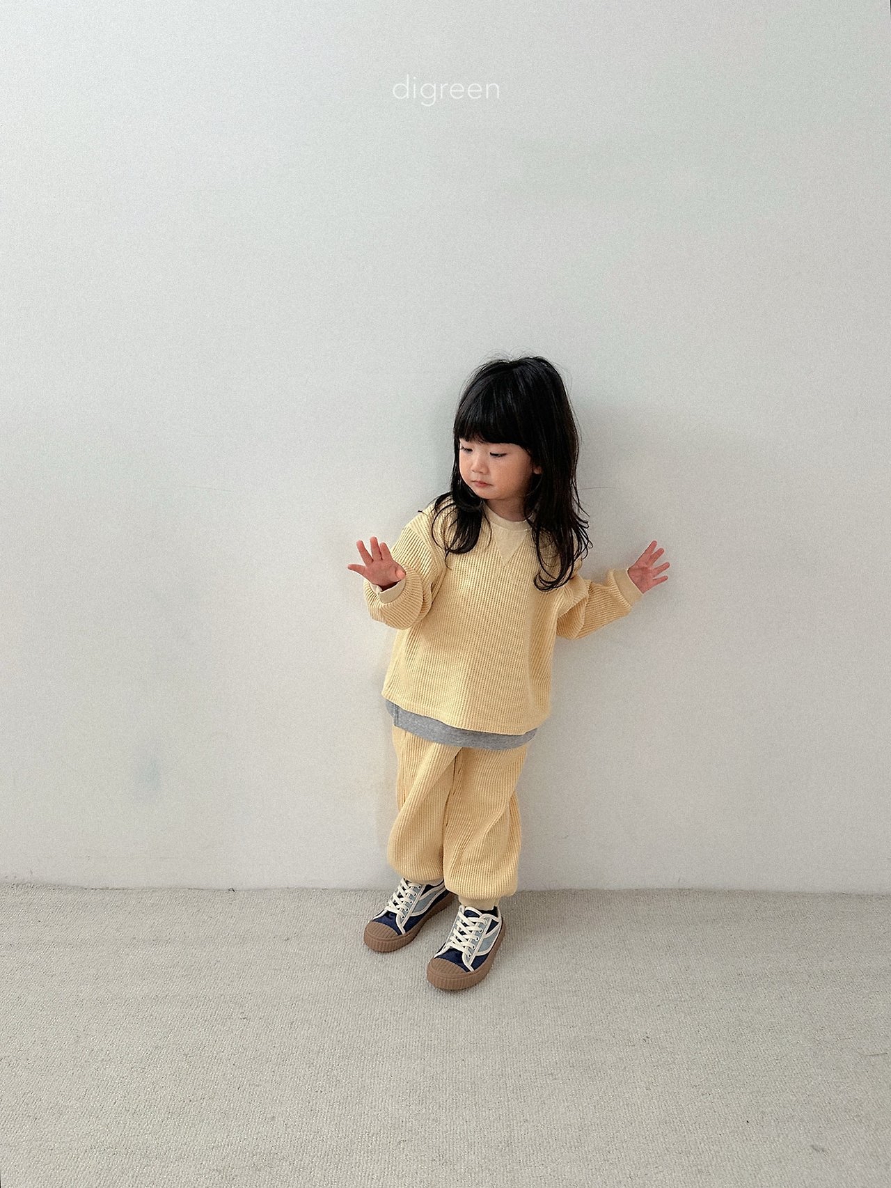 Digreen | flat waffle pants 