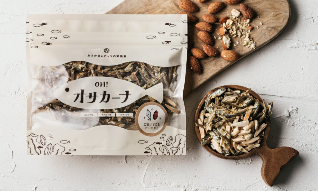 OH! OSACANA 杏仁小魚乾綜合海鮮堅果營養零食(80g)