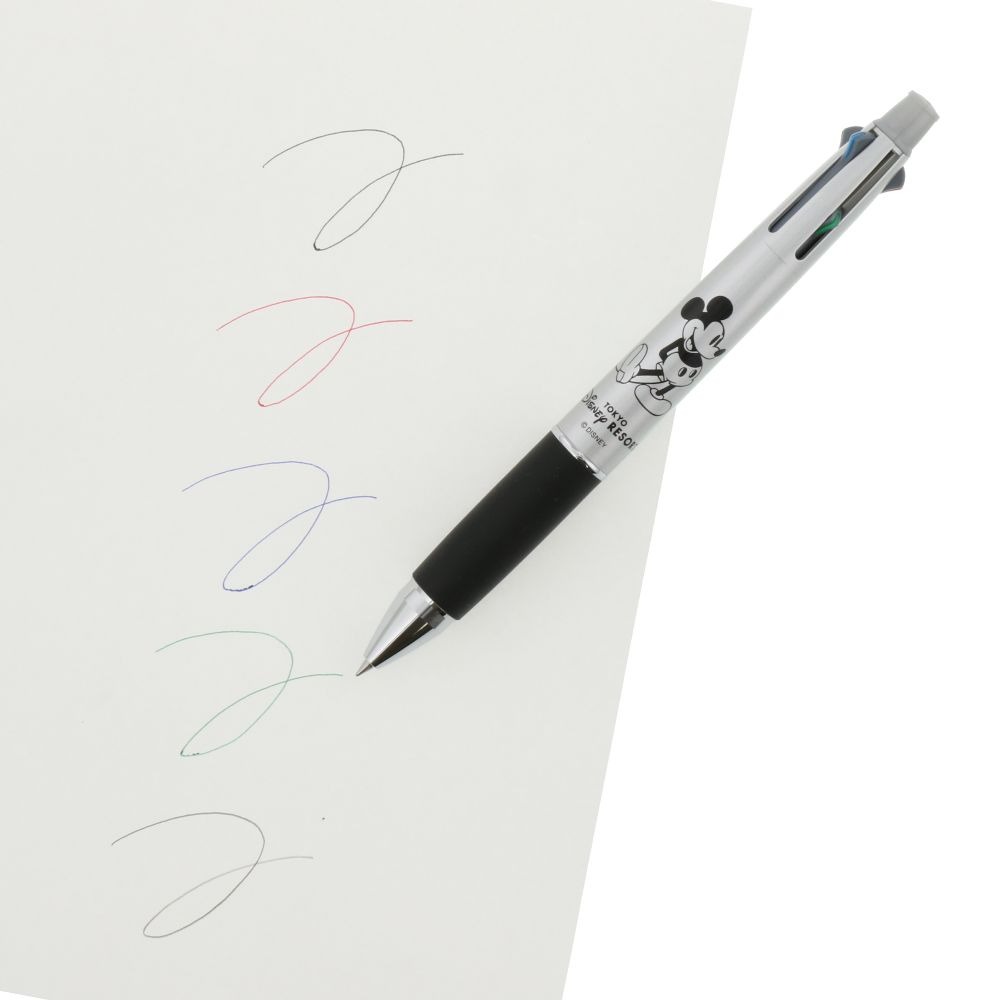 現貨｜【日本 Disney Store 限定】 Mickey Mouse 米奇老鼠 Disney 日本製 uni Jetstream 4&1 多功能 5用筆 0.5mm 4色原子筆 + 0.5mm 鉛芯筆 060579
