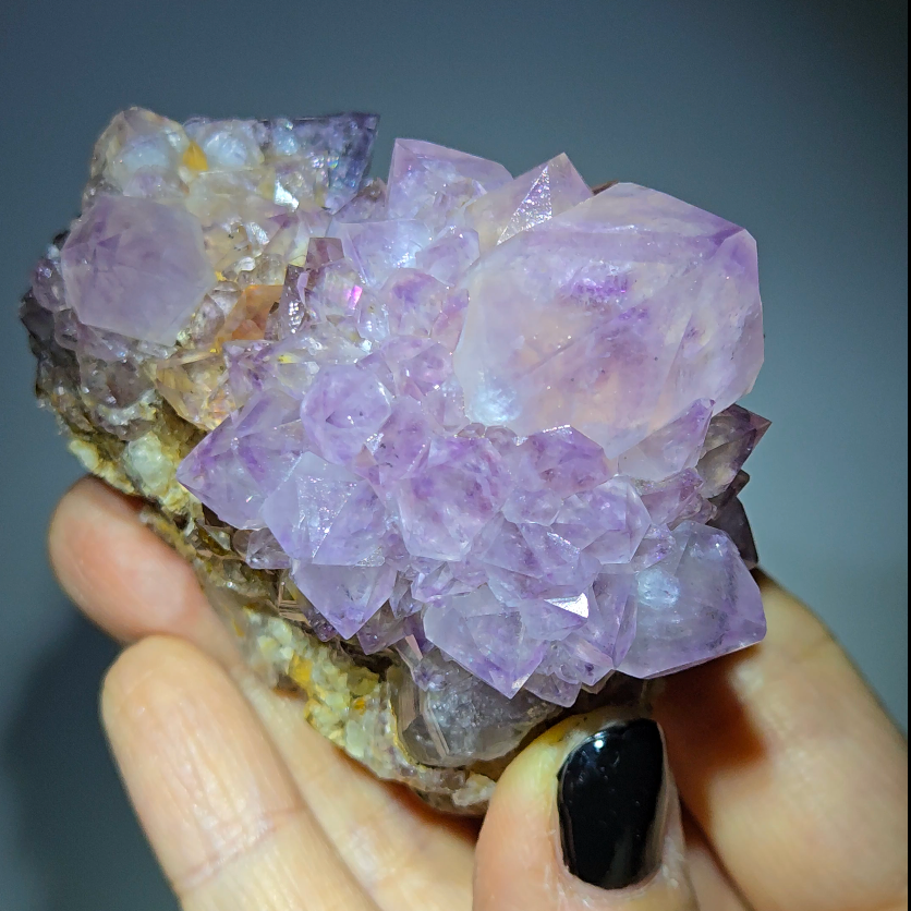Spirit cactus quartz with rainbows - SPQ12