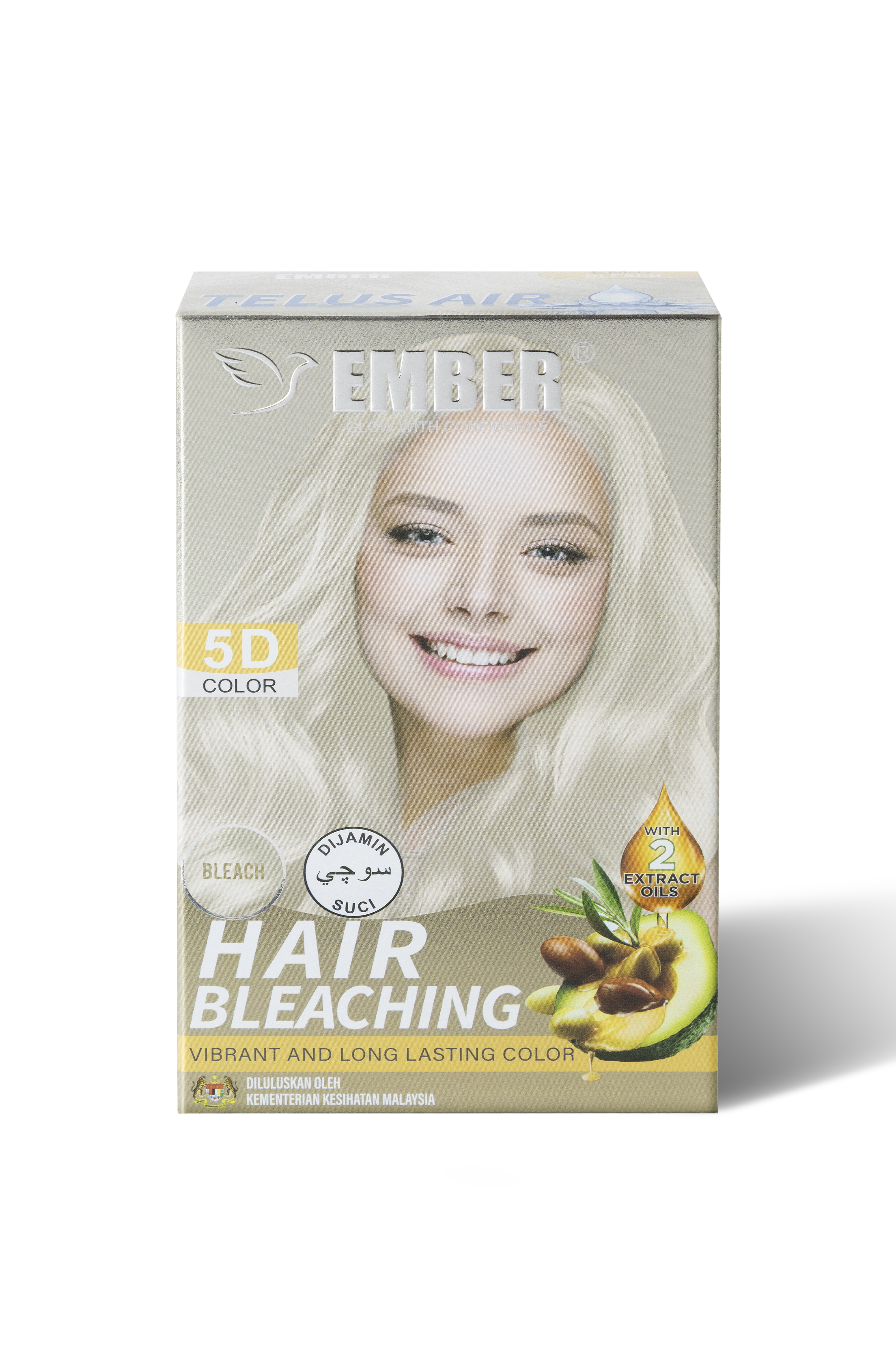 EMBER Permanent Hair Color 60ML / EM-25/ HAIR BLEACH