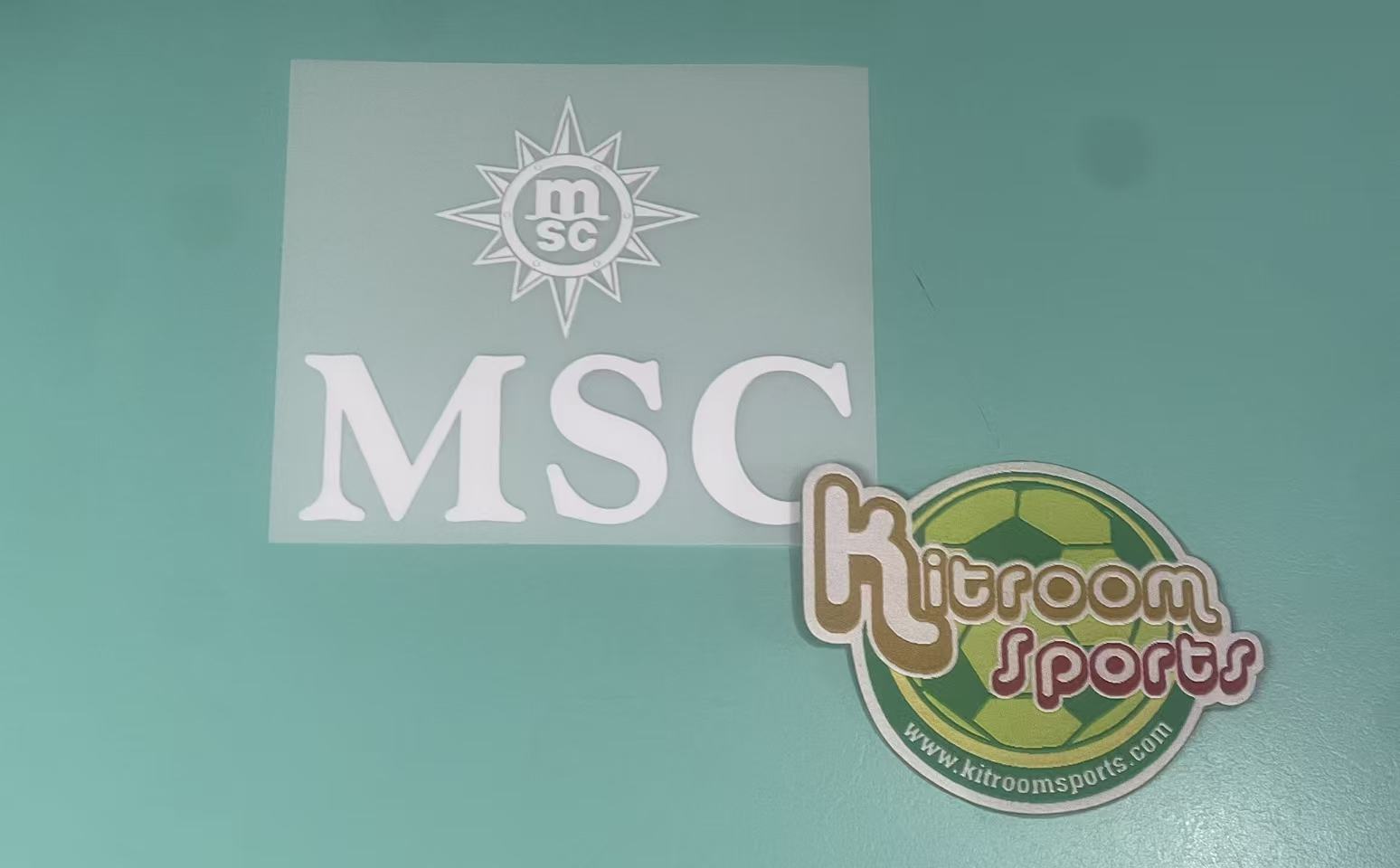 2023-24 AC Milan Home  Sleeve Sponsor " MSC "