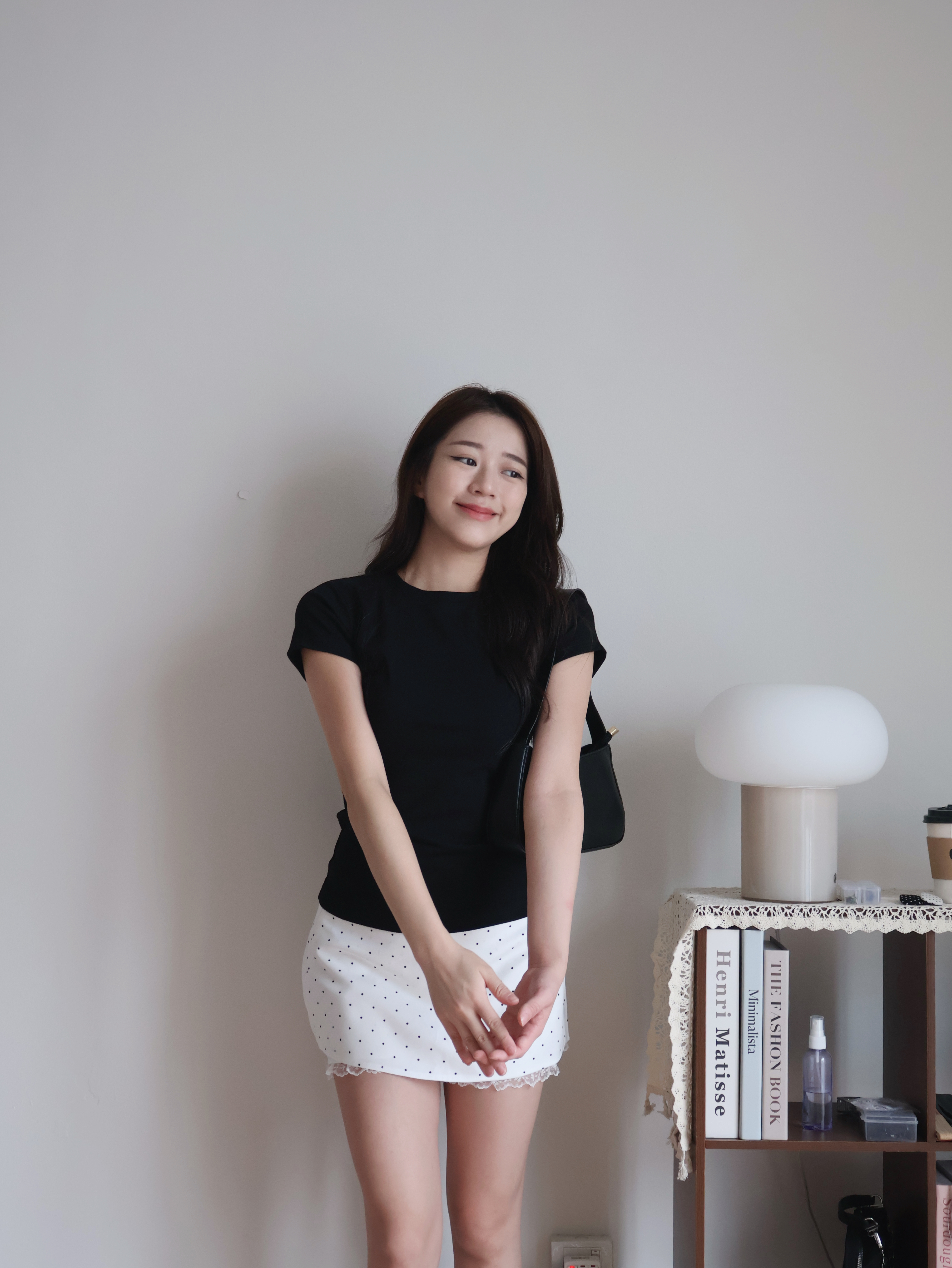 Hailey Cotton Tee | Black