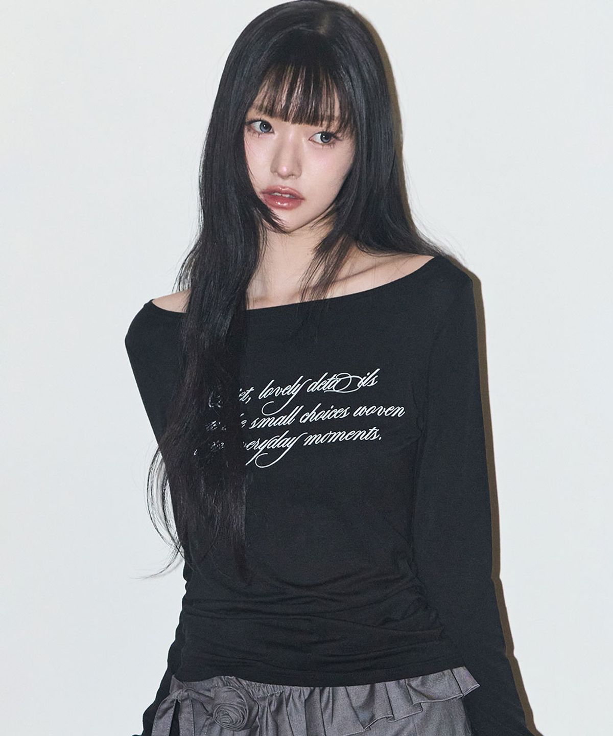  🇰🇷訂購｜ILLIGO 26SS｜Basic boat neck long sleeve 3色 