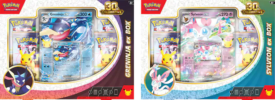 Pokémon 美版 TCG: 30th Celebration ex box