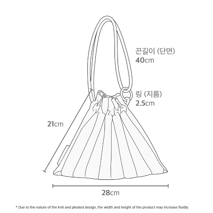 PLEATSMAMA Handle Bubble Bag (3色)